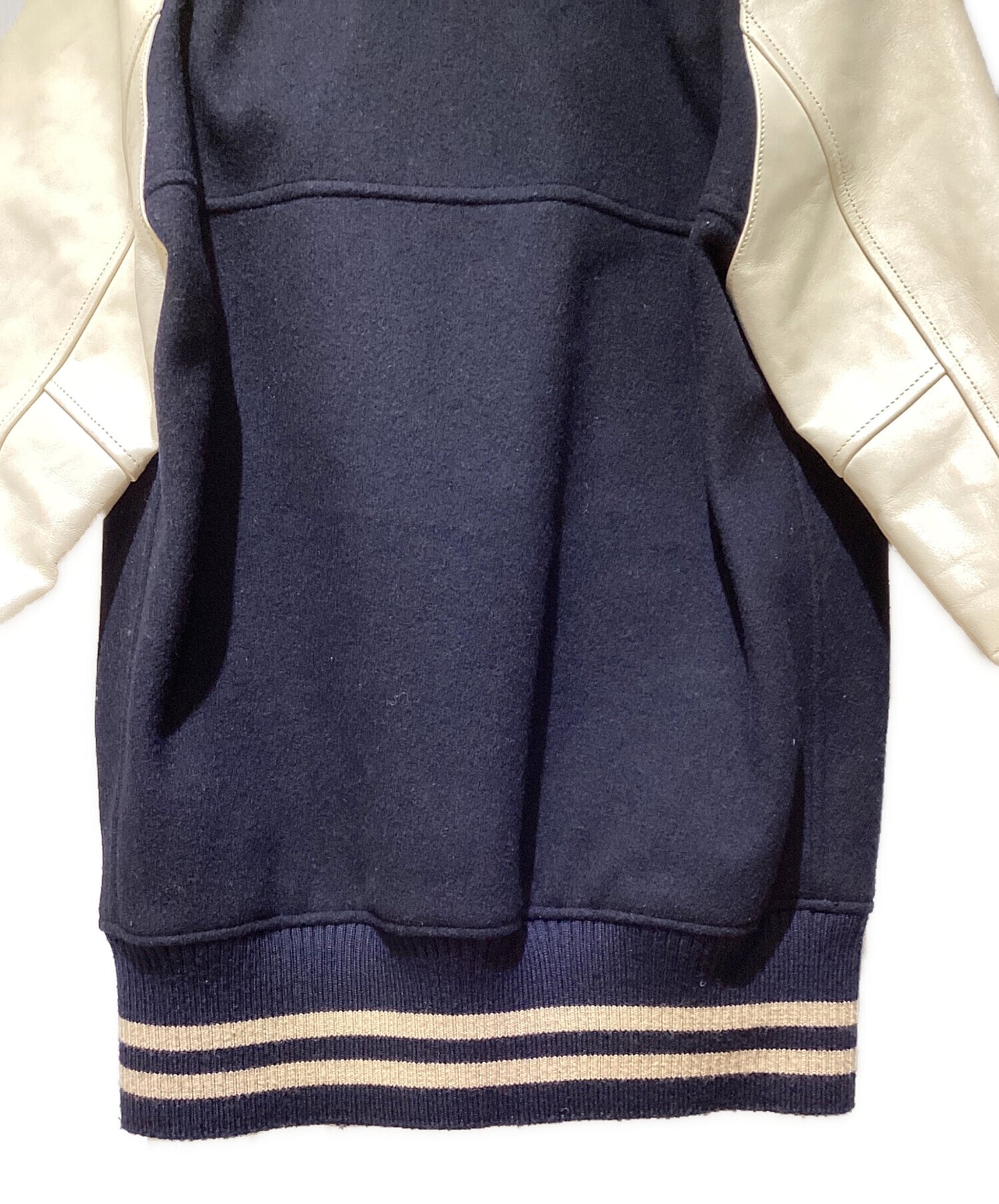 [Pre-owned] eYe COMME des GARCONS JUNYAWATANABE MAN ×JOHNSON LEATHERS Stadium jacket/leather jacket WH-J901