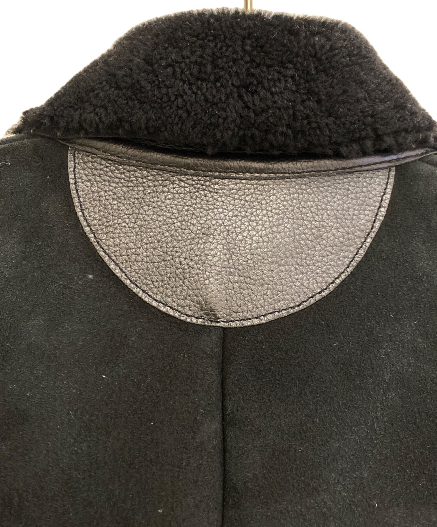 [Pre-owned] UNDERCOVERISM Leather Docking Mouton Coat L4302