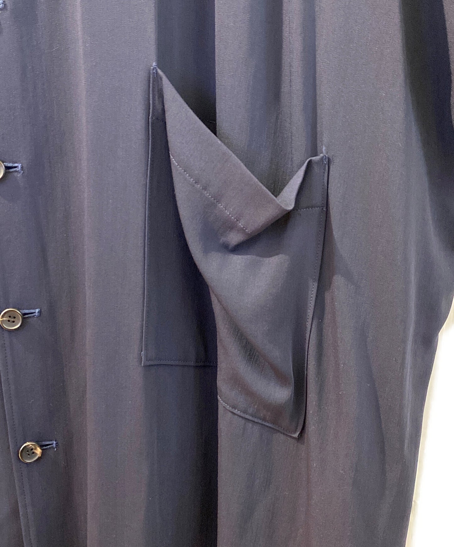 [Pre-owned] Y's 95AW Gabardine long coat YE-D03-200