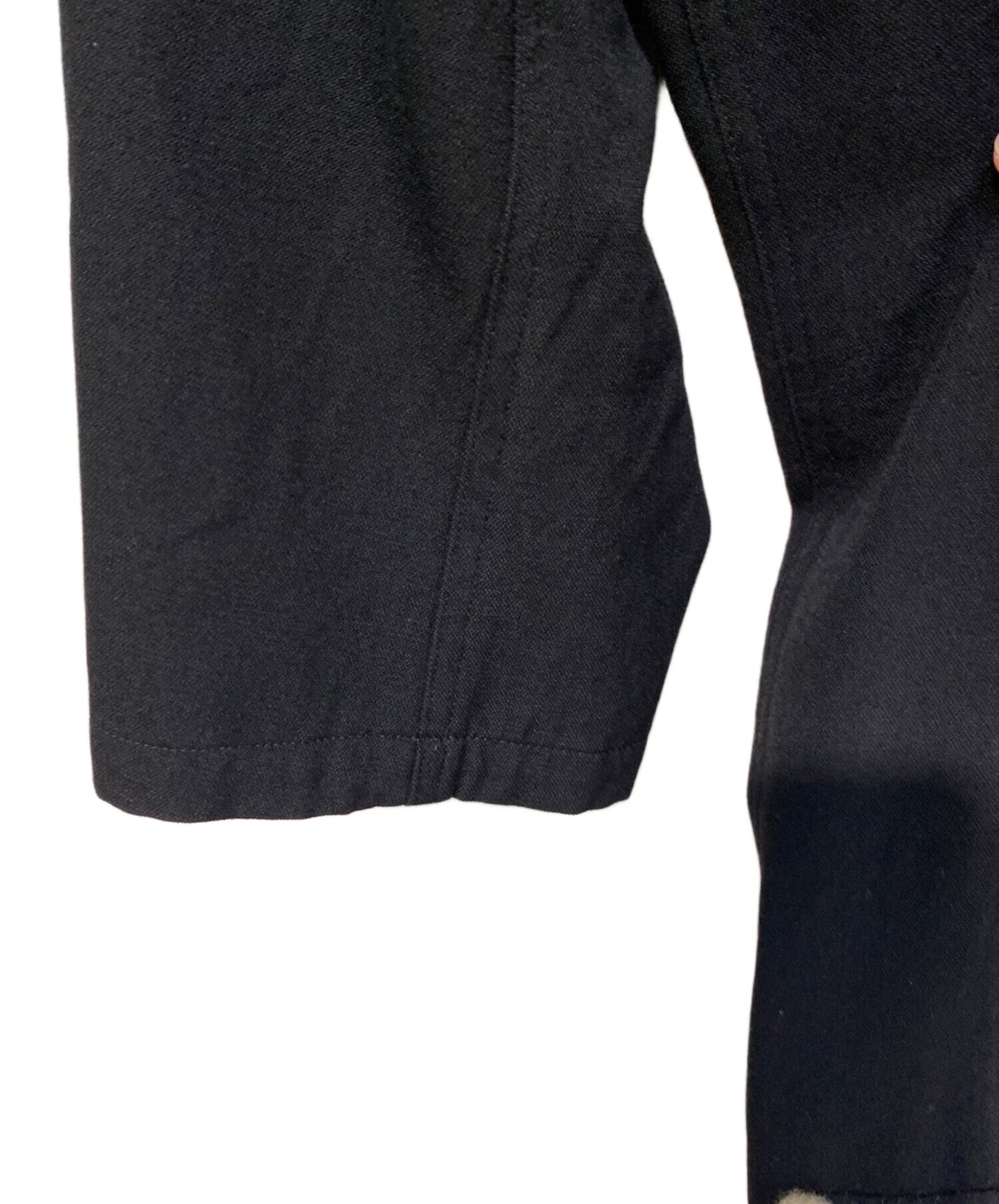 [Pre-owned] Yohji Yamamoto FEMME 02AW Collar Boa Long Jacket FM-J12-126