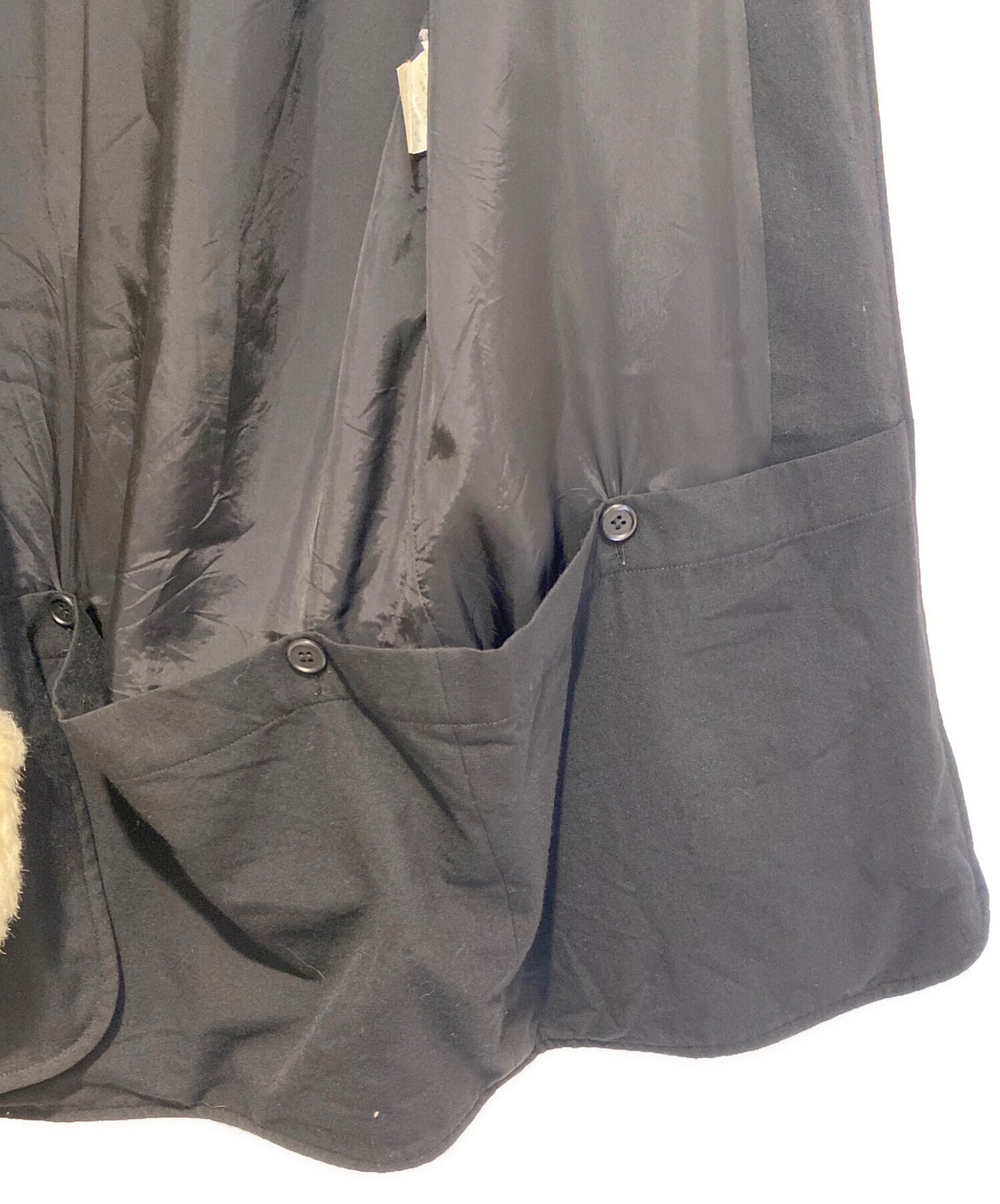 [Pre-owned] Yohji Yamamoto FEMME 02AW Collar Boa Long Jacket FM-J12-126