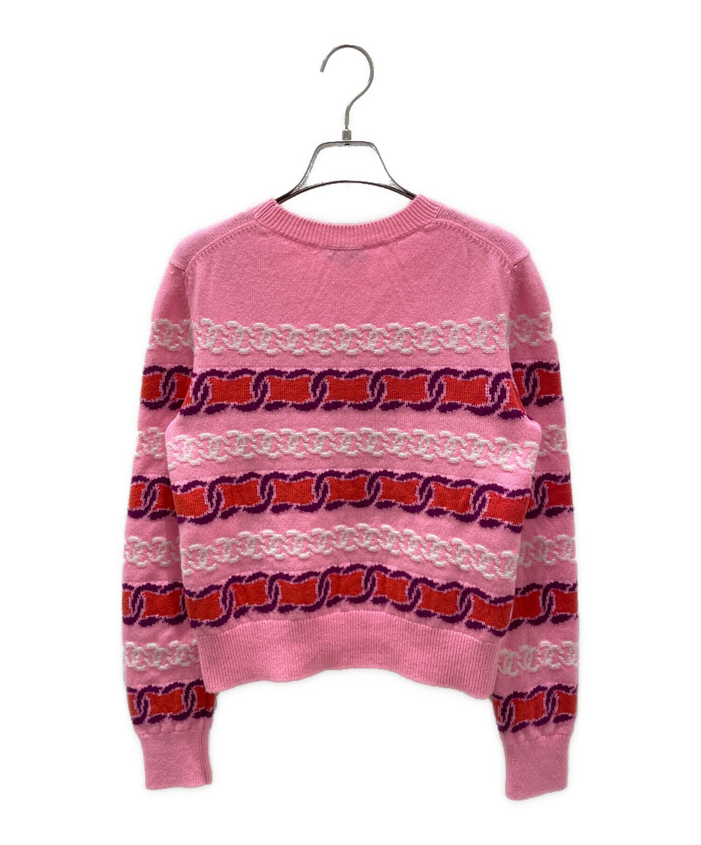 [Pre-owned] CHANEL Cashmere blend coco mark knit / coco mark / icon border knit P75775K10913