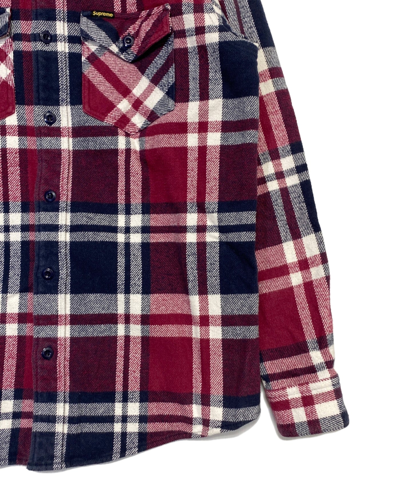 [Pre-owned] SUPREME Heavyweight Plaid Shirt