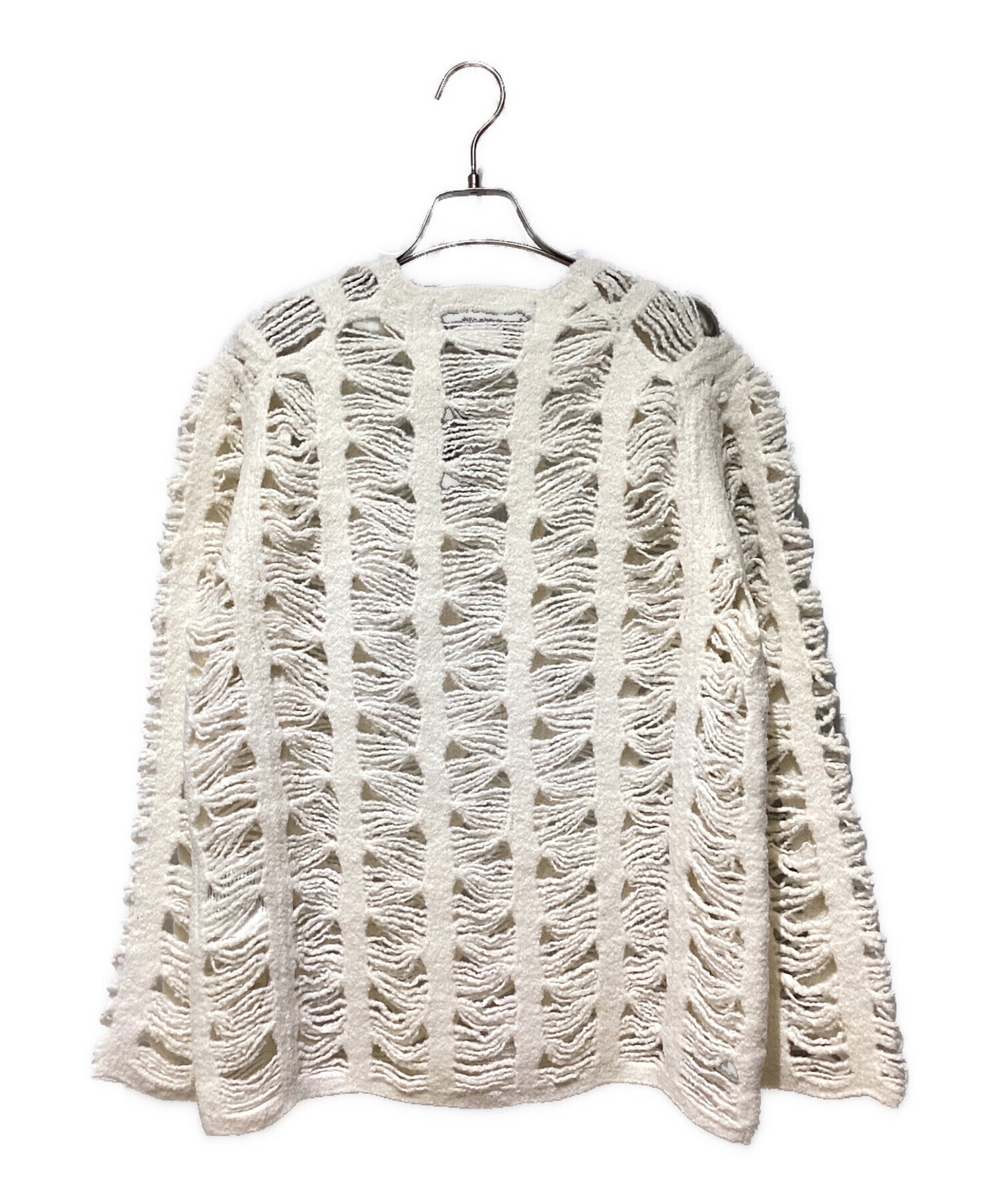 [Pre-owned] COMME des GARCONS HOMME PLUS 24AW Damage design knit sweater PN-N013