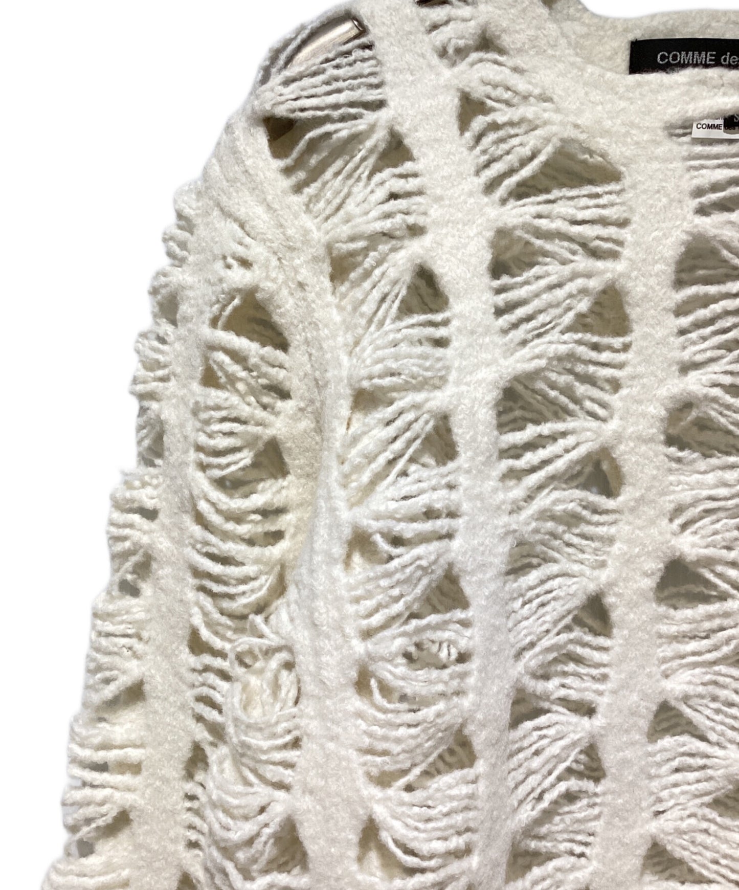 [Pre-owned] COMME des GARCONS HOMME PLUS 24AW Damage design knit sweater PN-N013