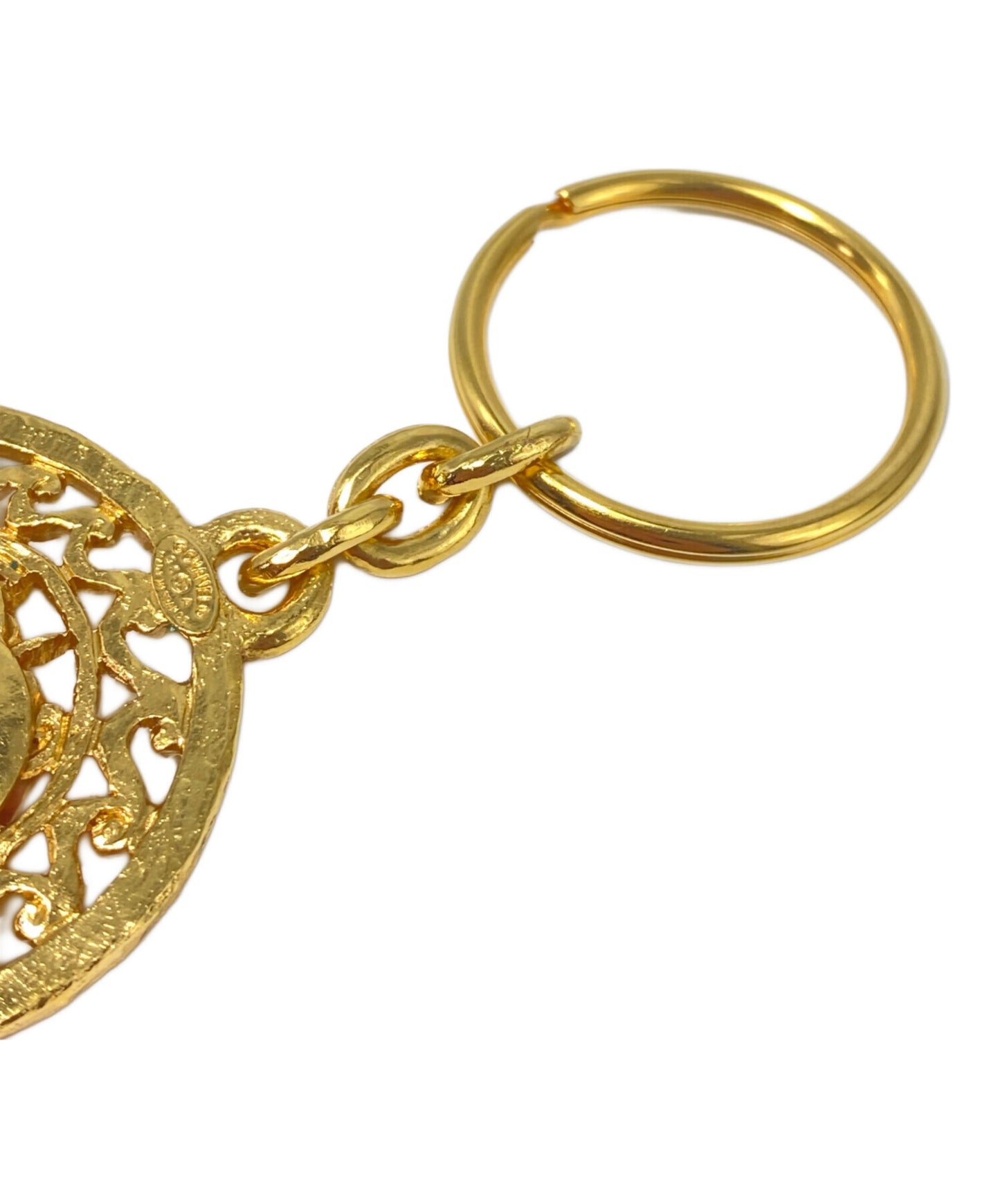 [Pre-owned] CHANEL 1995 Coco Mark Medallion Key Ring