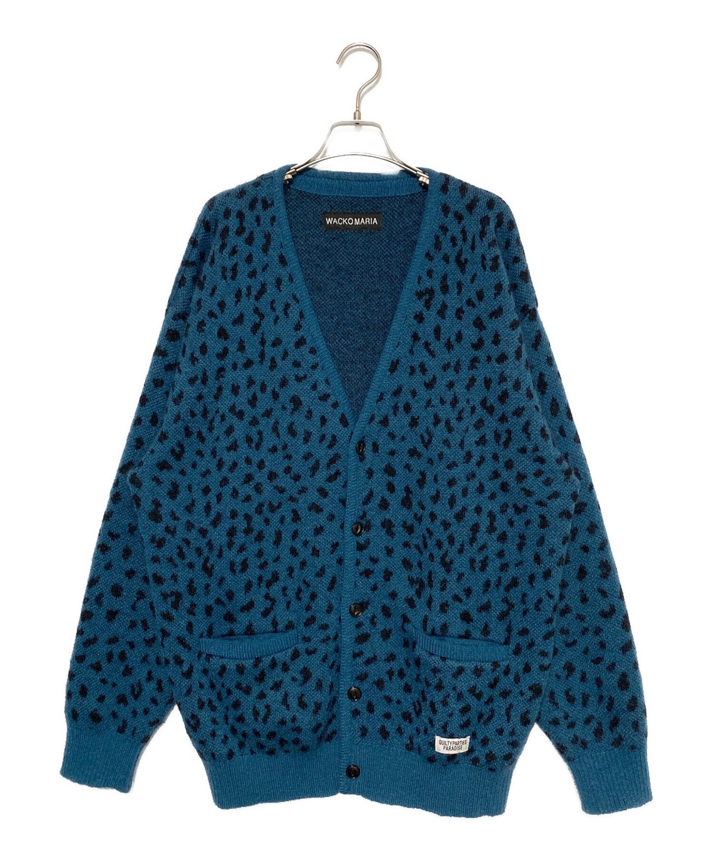 [Pre-owned] WACKO MARIA LEOPARD MOHAIR CARDIGAN ( Leopard Mohair Cardigan )