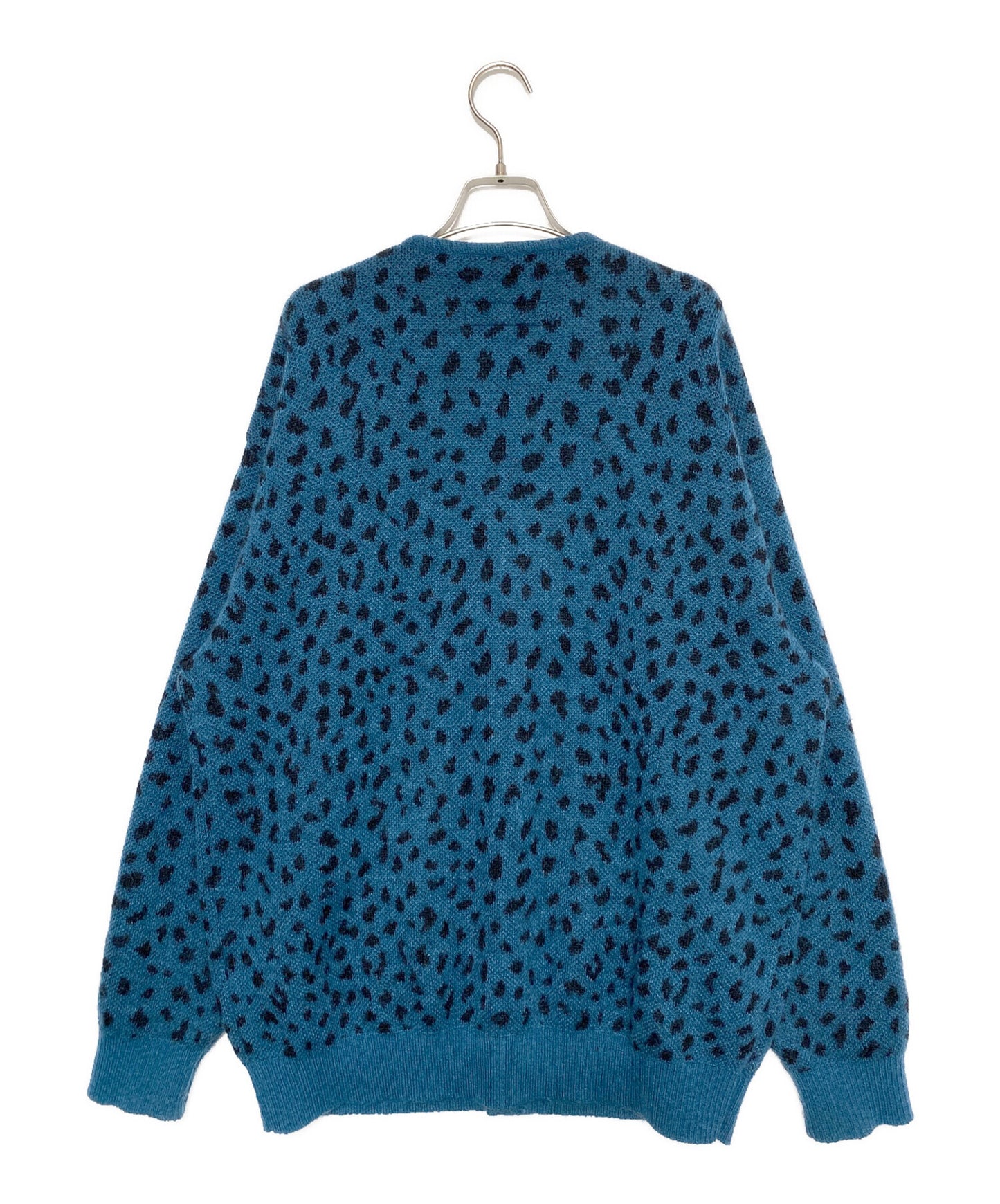 [Pre-owned] WACKO MARIA LEOPARD MOHAIR CARDIGAN ( Leopard Mohair Cardigan )