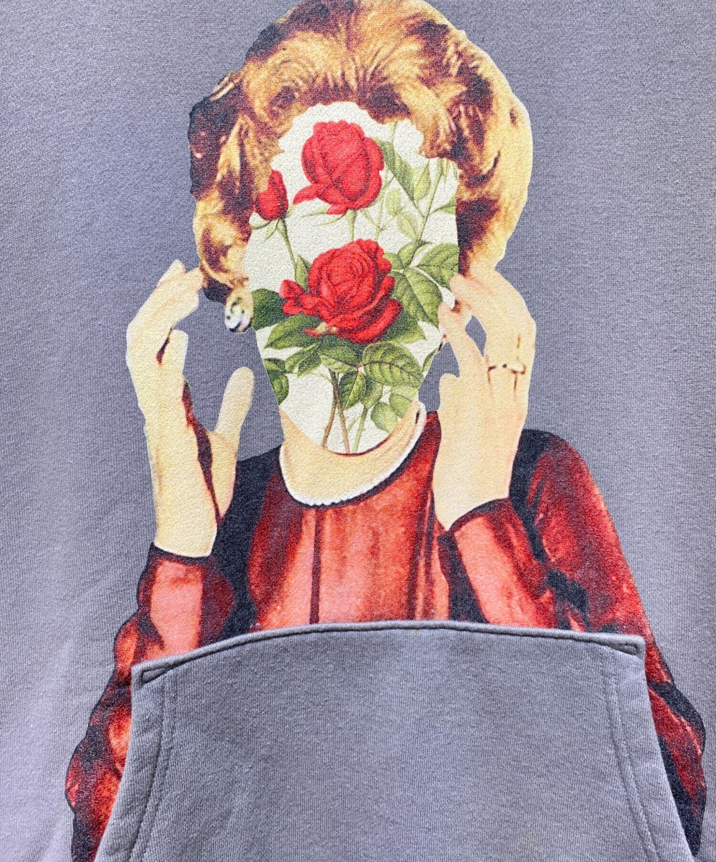[Pre-owned] UNDERCOVER Rose Face Hoodie UC2A4894-5
