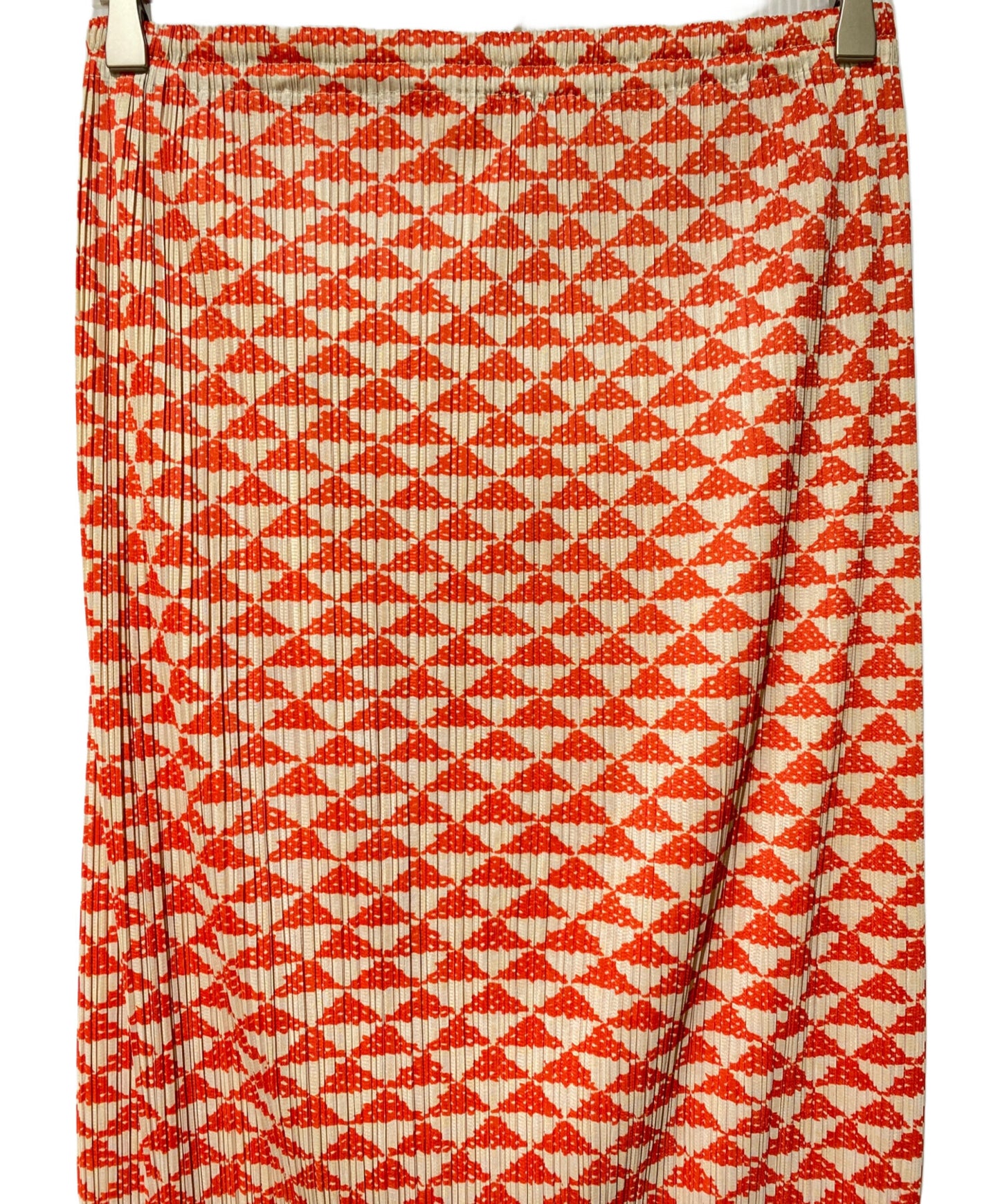 [Pre-owned] PLEATS PLEASE Triangle Pattern Pleated Skirt PP82-JG513