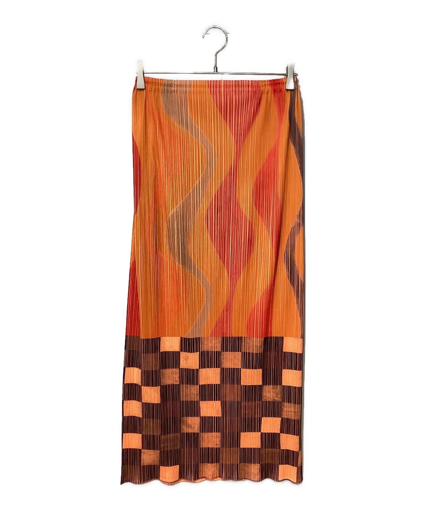 [Pre-owned] PLEATS PLEASE full-length pleated skirt PP78-JG713