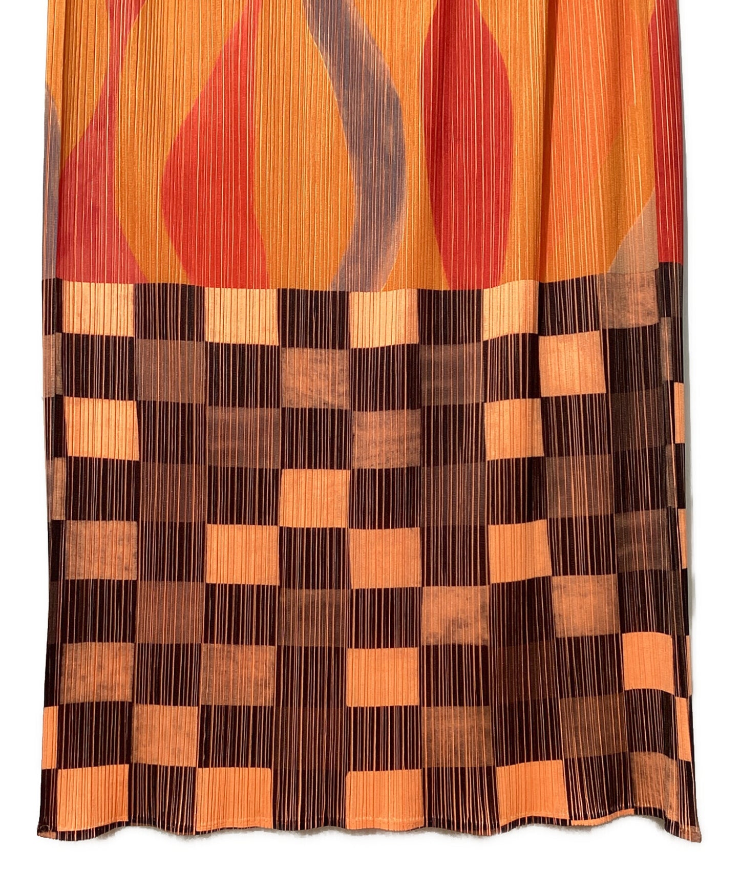 [Pre-owned] PLEATS PLEASE full-length pleated skirt PP78-JG713