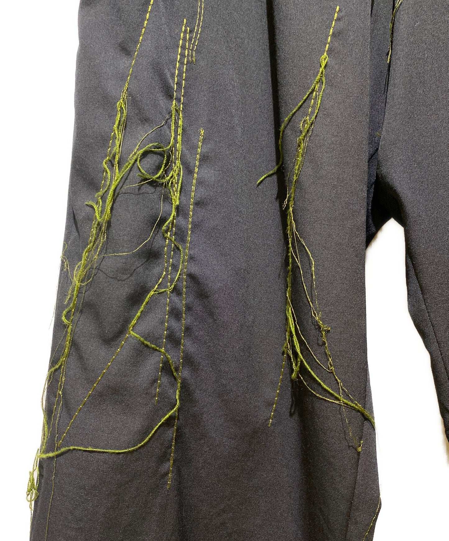 [Pre-owned] Y's Yellow Embroidered Balloon Pants YR-P16-100