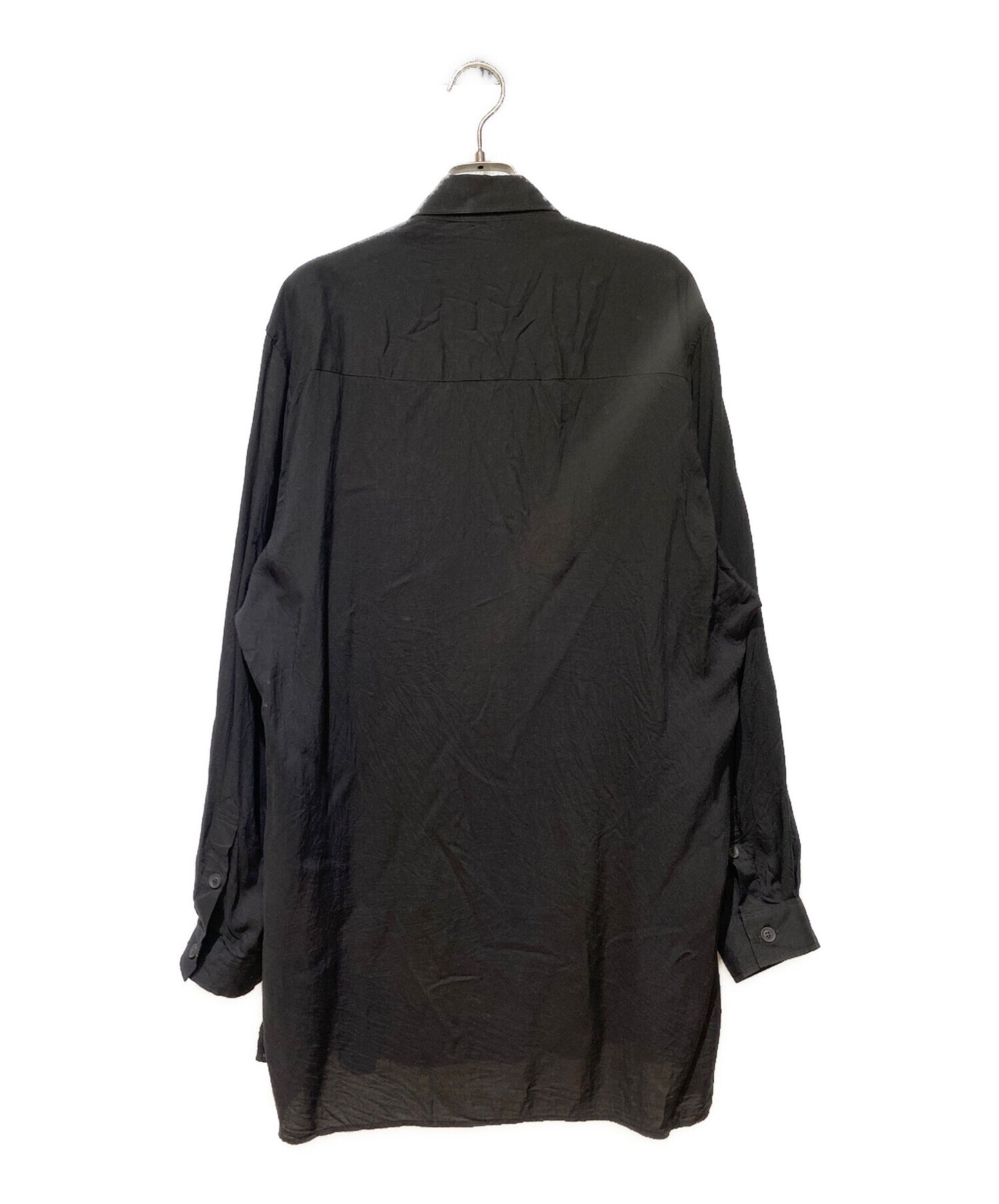 [Pre-owned] Yohji Yamamoto pour homme Double Tencel Long Shirt HD-B30-203
