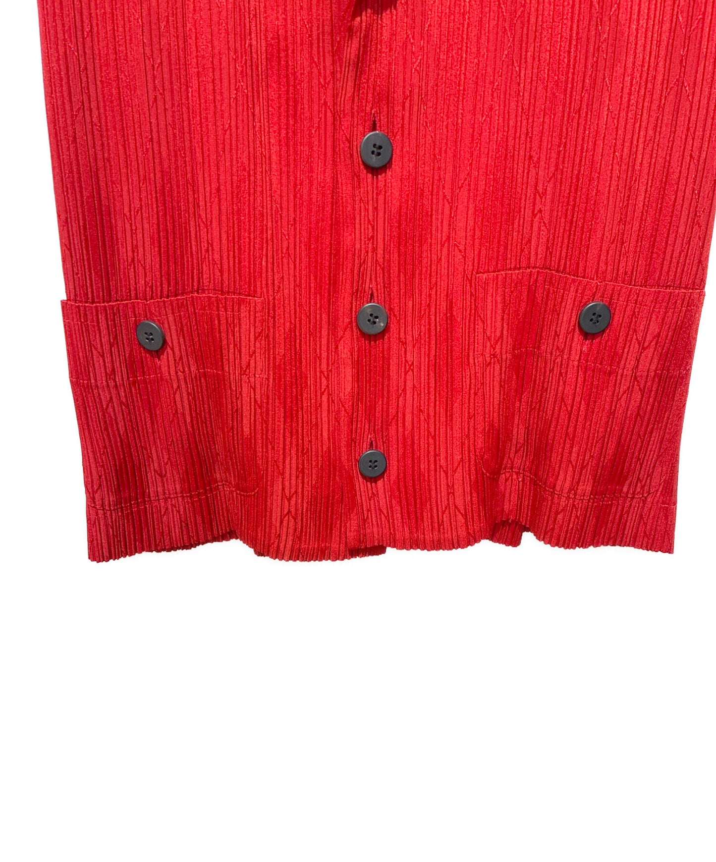 [Pre-owned] ISSEY MIYAKE Pleated Sleeveless Vest IM63-FE901