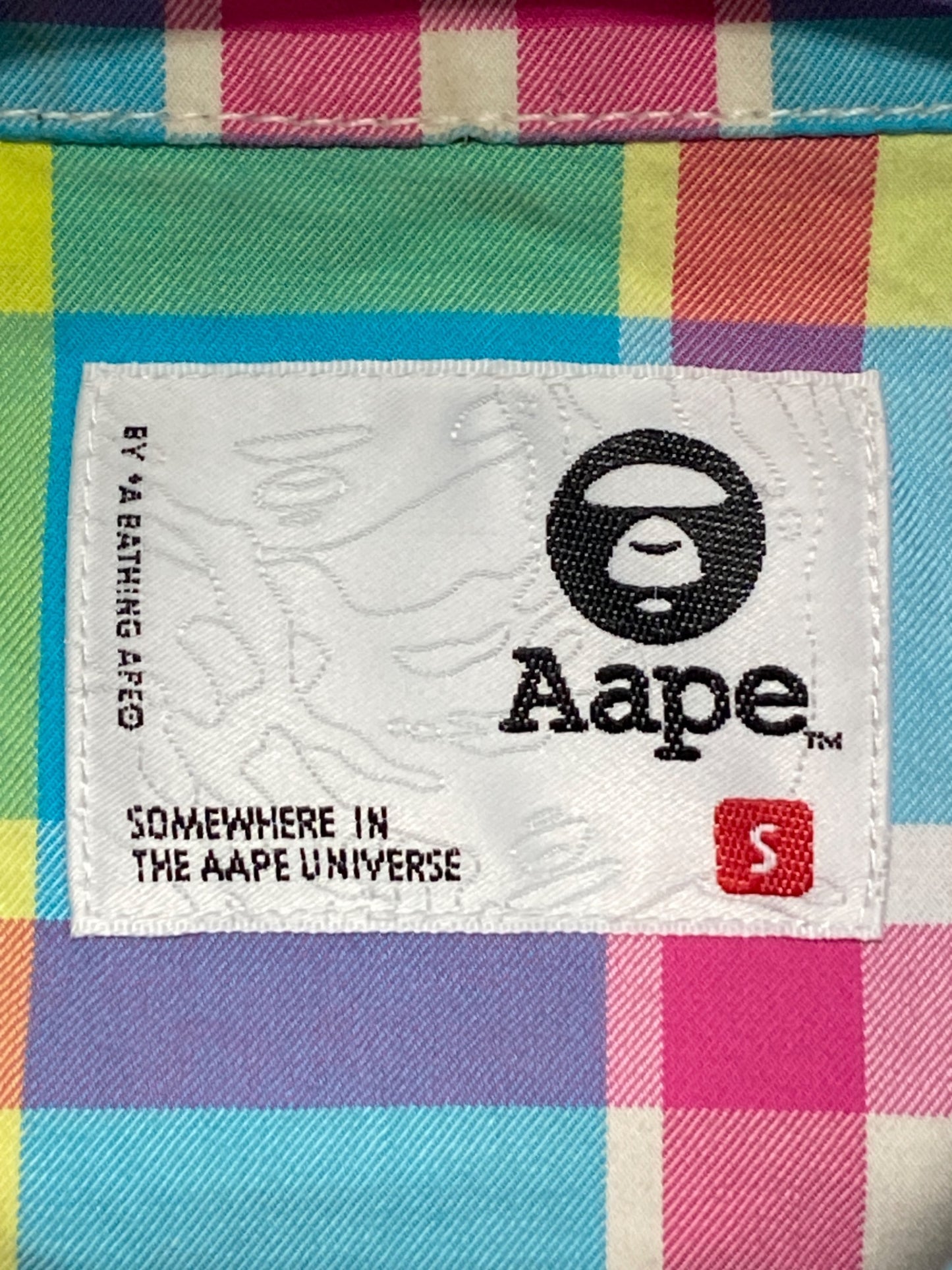 [Pre-owned] A BATHING APE checked shirt