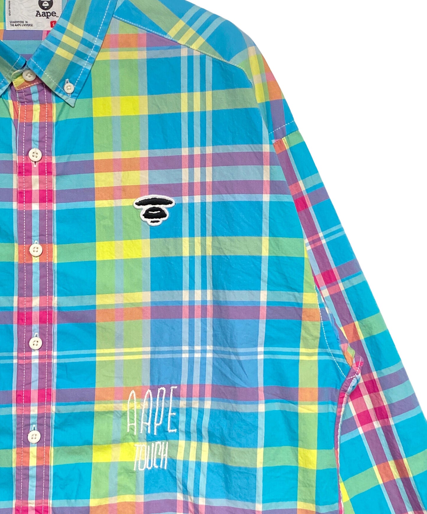 [Pre-owned] A BATHING APE checked shirt