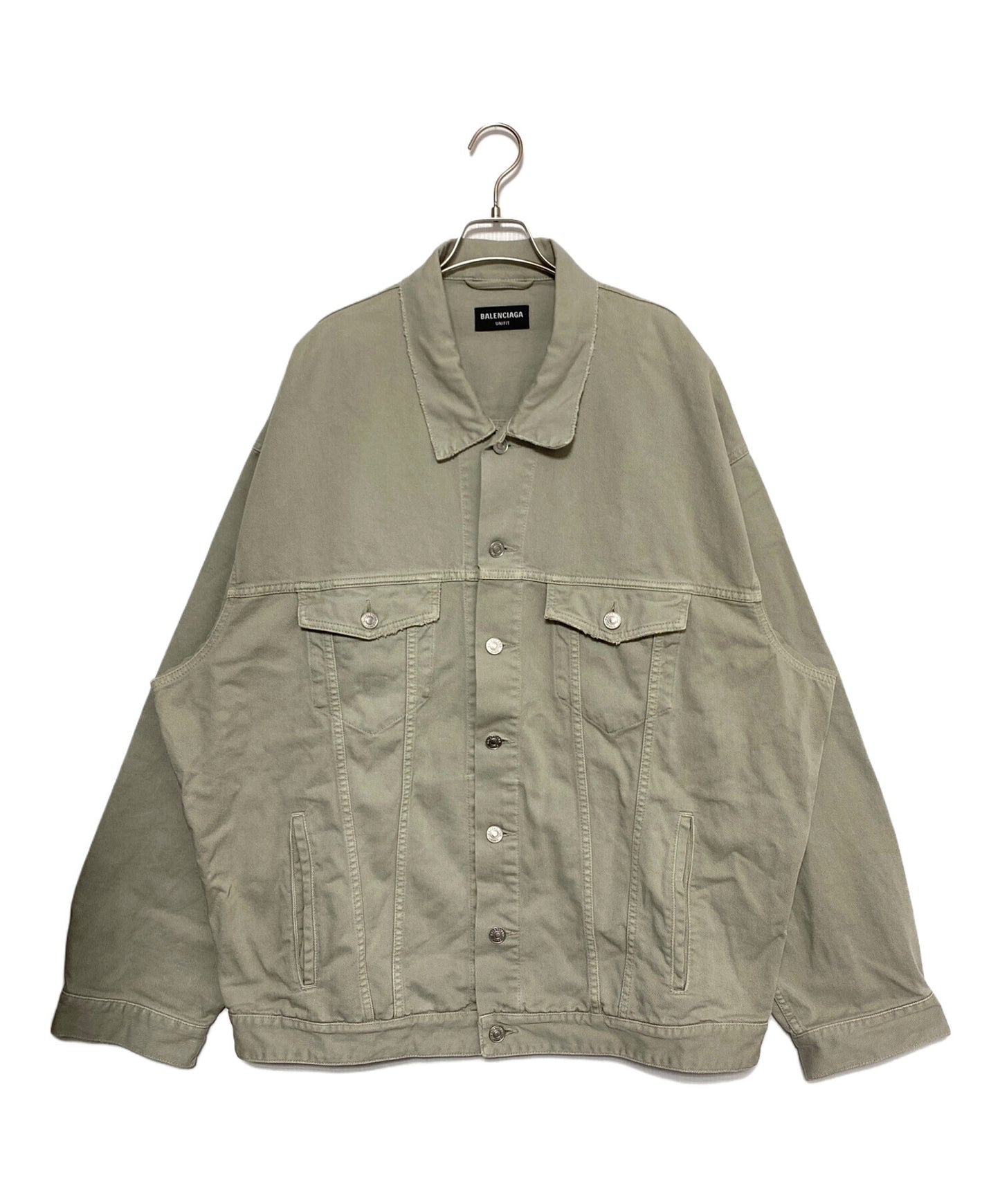 [Pre-owned] BALENCIAGA Oversize denim jacket 697778 TJW94