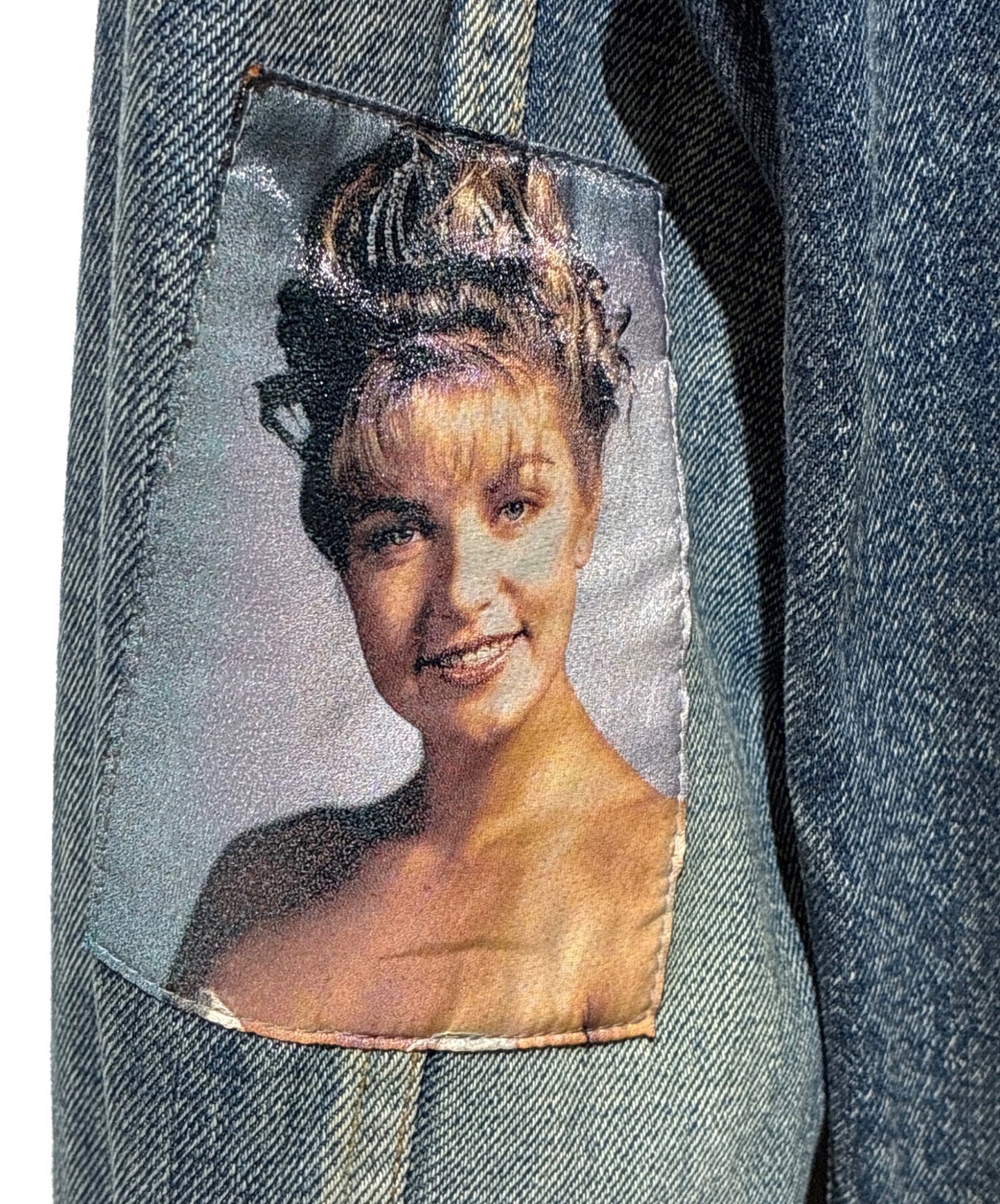 [Pre-owned] UNDERCOVER 24AW TWIN PEAKS Photo Patch Denim Jacket UC2D9201-1