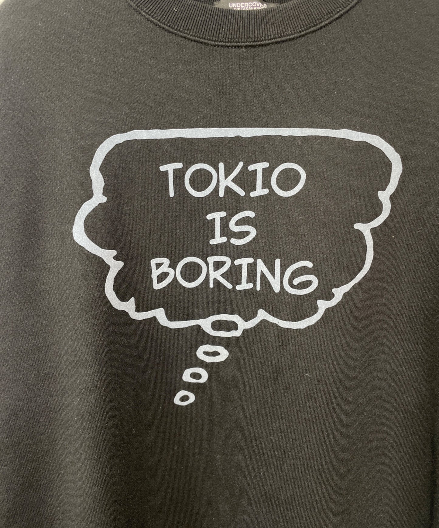 [Pre-owned] UNDERCOVER 24AW BORDEAUX TOKIO IS BORING printed sweatshirt sweatshirt UC2D4891-3