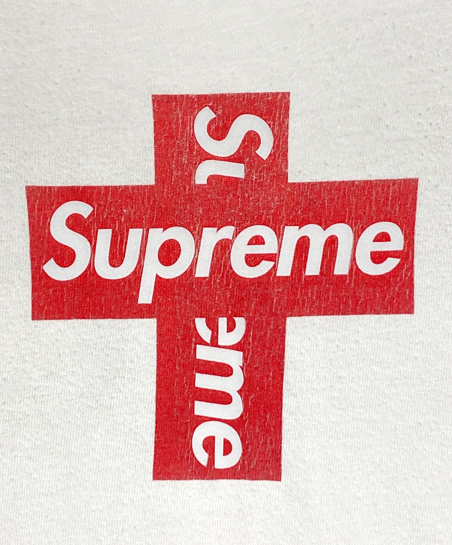 [Pre-owned] SUPREME Cross Box Logo Tee ( Cross Box Logo Tee )