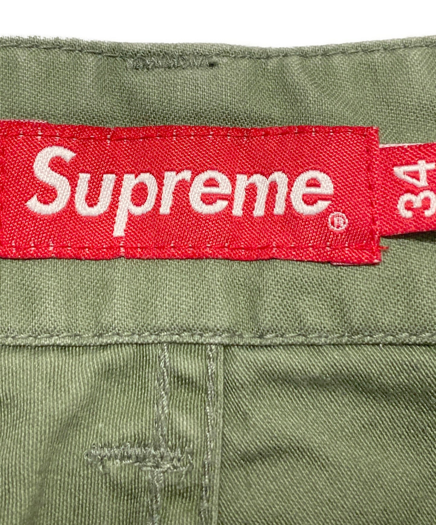 [Pre-owned] SUPREME cargo short olive ( cargo shorts olive )