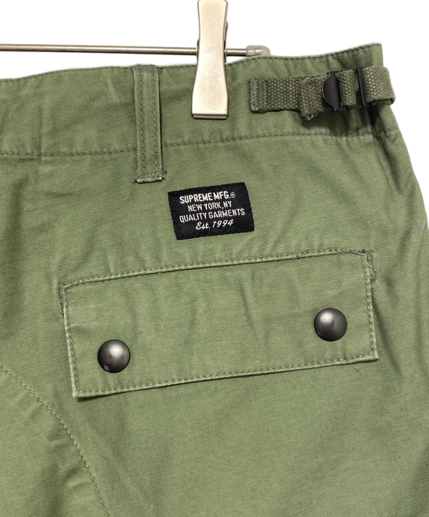 [Pre-owned] SUPREME cargo short olive ( cargo shorts olive )