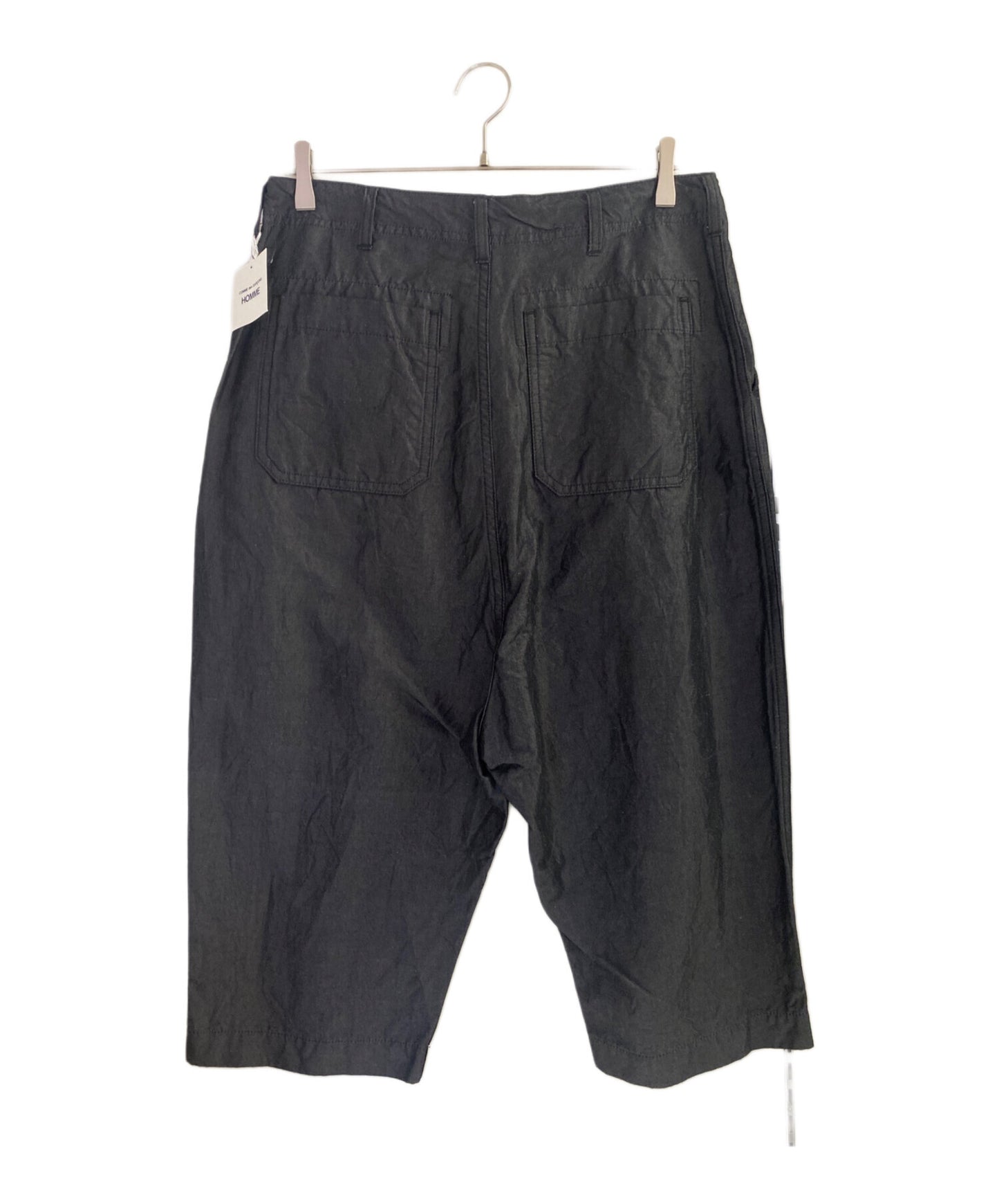 [Pre-owned] COMME des GARCONS HOMME Cotton Linen Wide Cropped Pants HO-P023-051-1-2