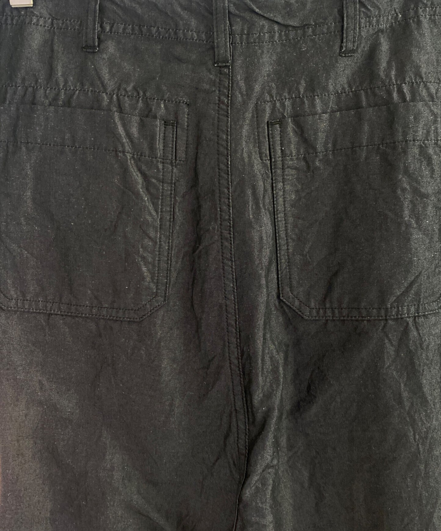 [Pre-owned] COMME des GARCONS HOMME Cotton Linen Wide Cropped Pants HO-P023-051-1-2