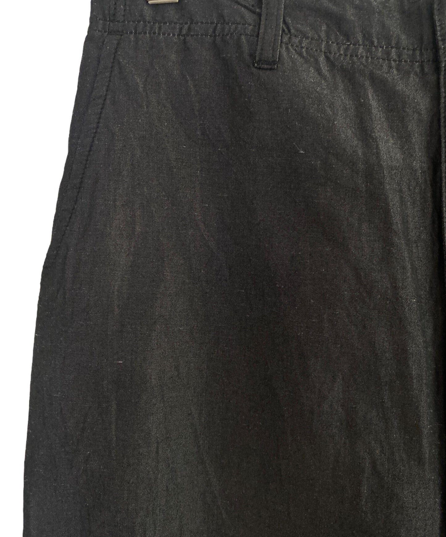 [Pre-owned] COMME des GARCONS HOMME Cotton Linen Wide Cropped Pants HO-P023-051-1-2