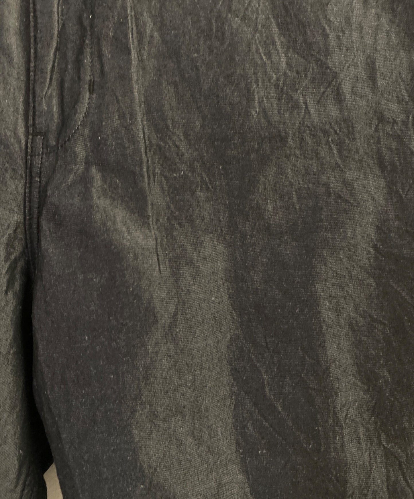 [Pre-owned] COMME des GARCONS HOMME Cotton Linen Wide Cropped Pants HO-P023-051-1-2