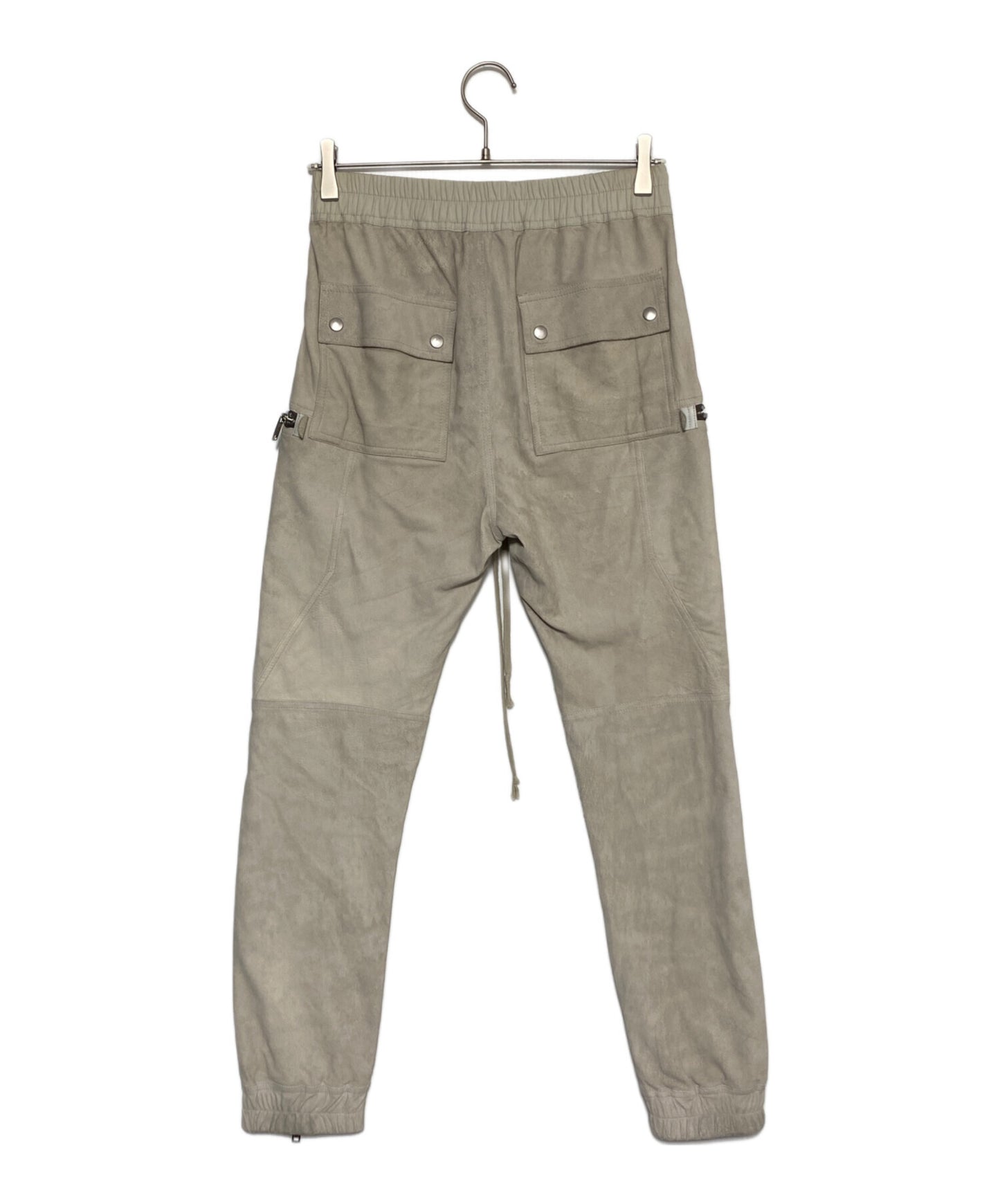 [Pre-owned] RICK OWENS Lamb leather Bauhaus cargo pants RU21S6377-LBA