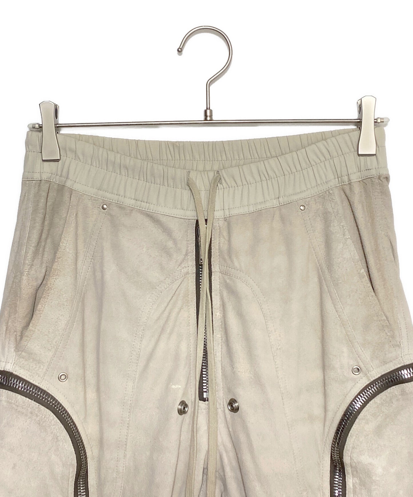 [Pre-owned] RICK OWENS Lamb leather Bauhaus cargo pants RU21S6377-LBA