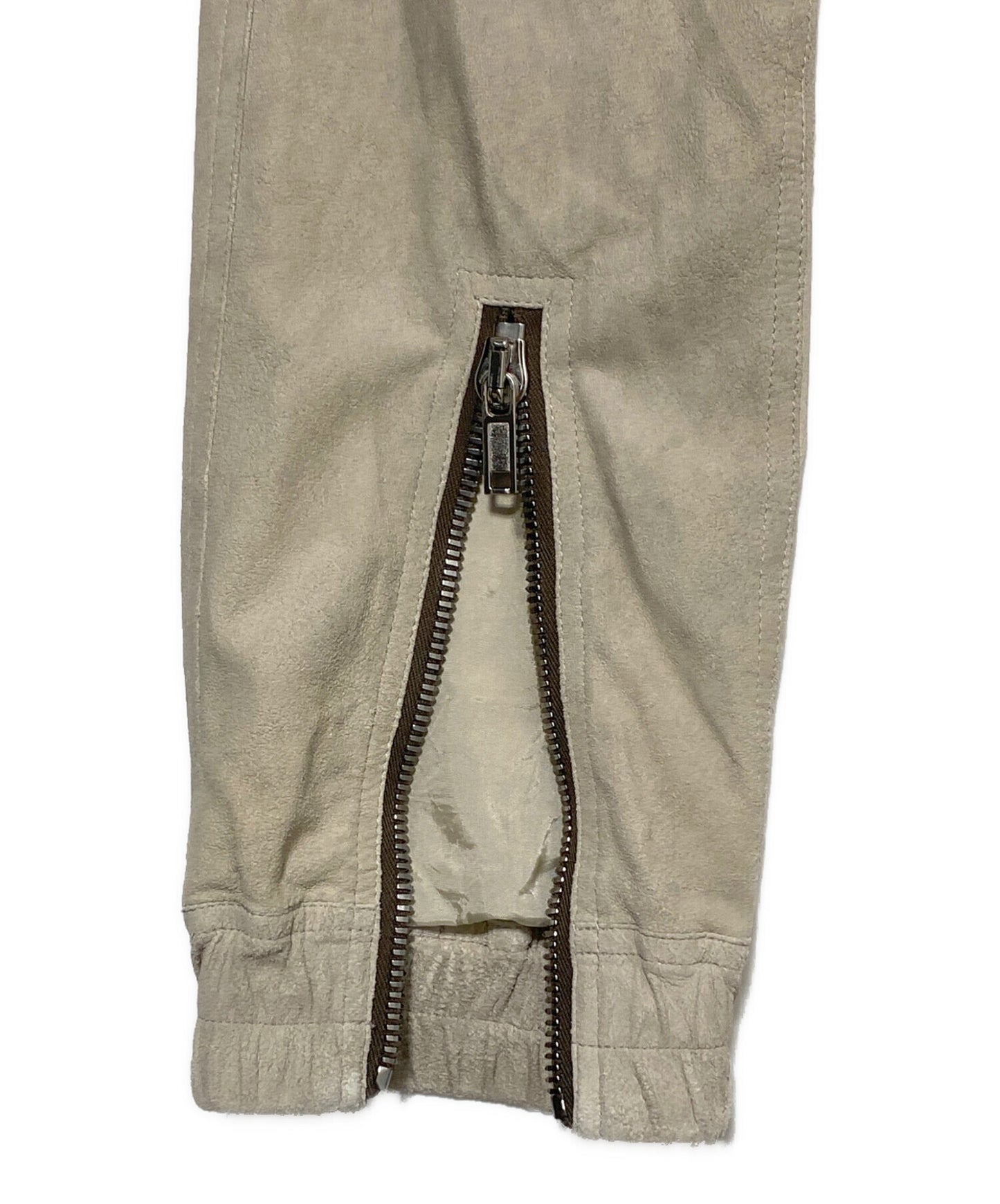 [Pre-owned] RICK OWENS Lamb leather Bauhaus cargo pants RU21S6377-LBA
