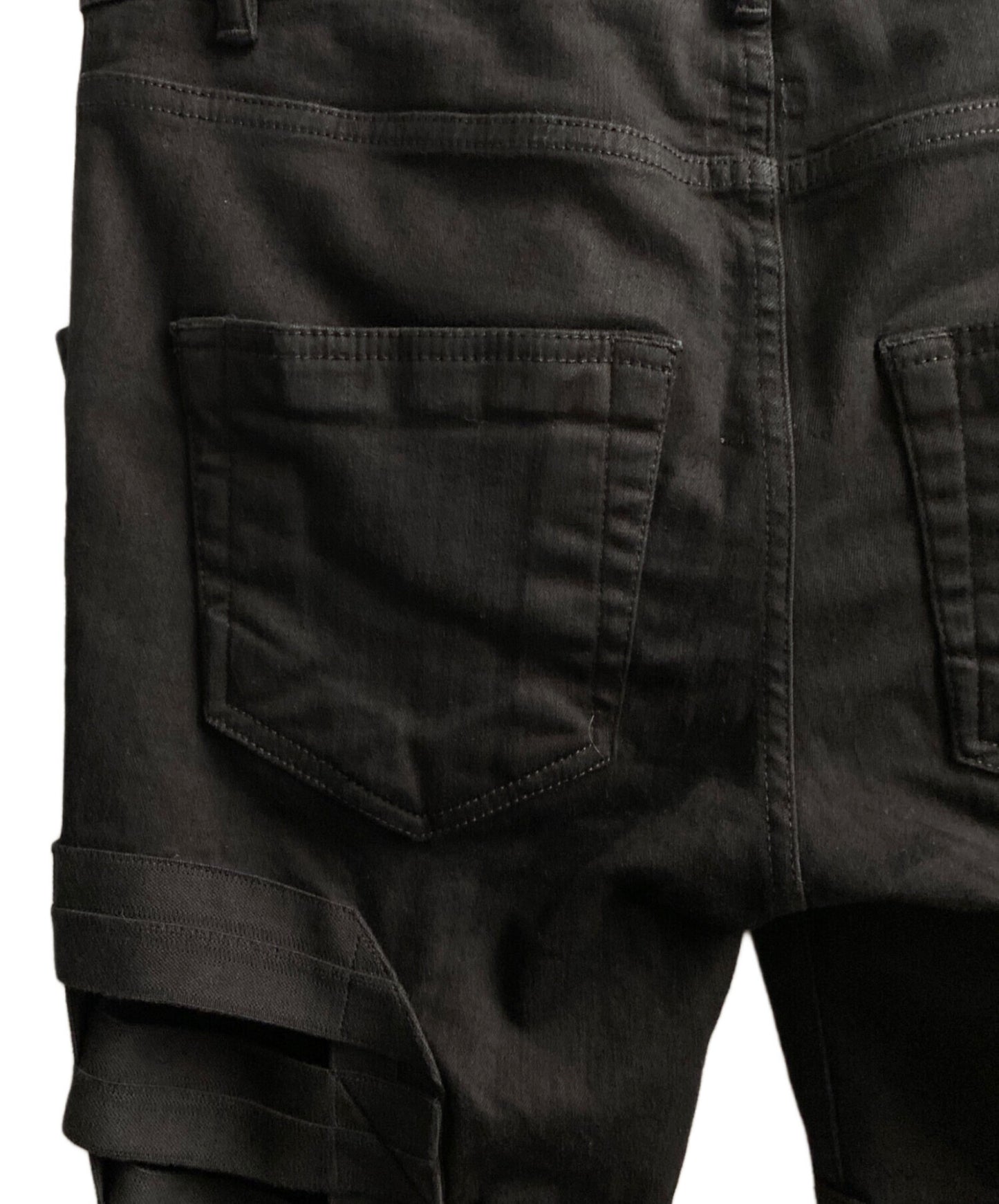 [Pre-owned] RICK OWENS Spartan Hybrid Elastic Denim RU01B1394