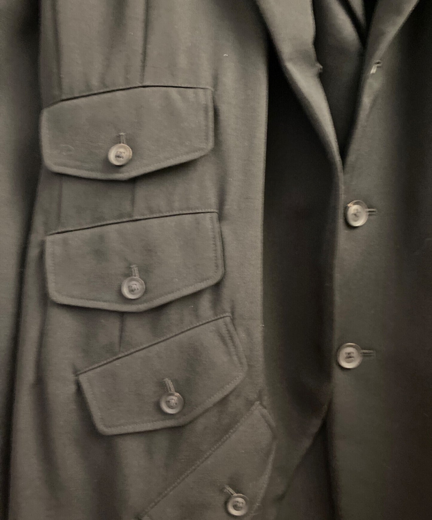[Pre-owned] Yohji Yamamoto pour homme Left-Front Double-Flap Jacket HH-J33-100