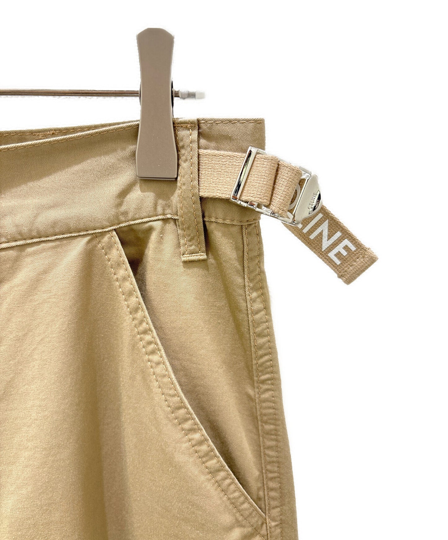 [Pre-owned] CELINE Mid-rise cargo pants 2Z603219I.02BG