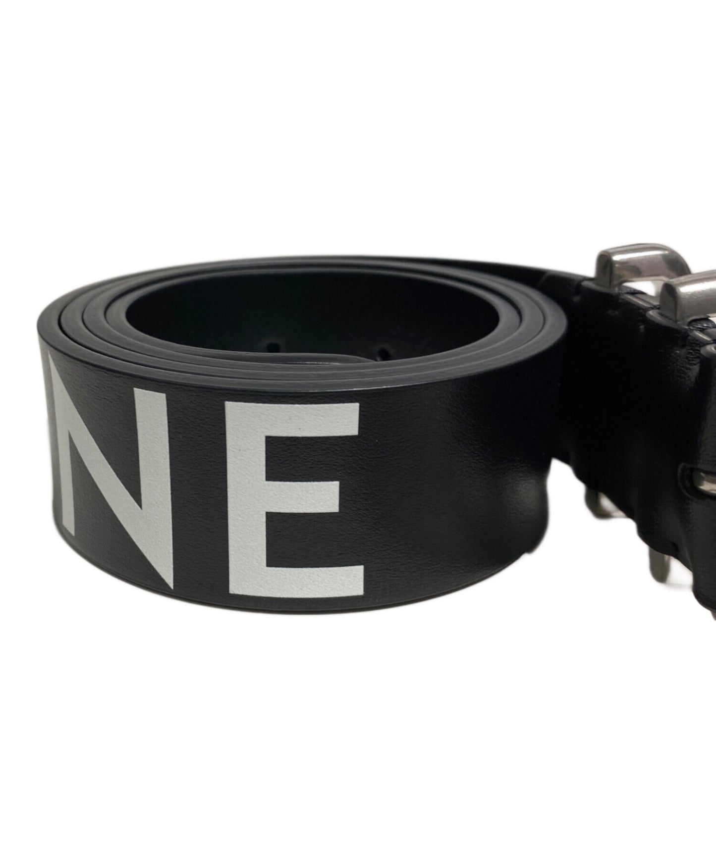 [Pre-owned] CELINE （Logo printed leather belt) S-NE-0212