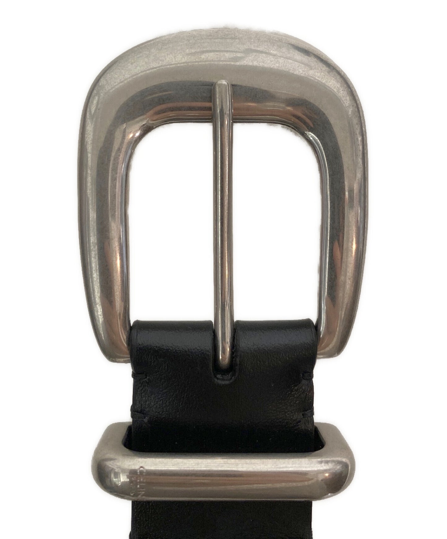 [Pre-owned] CELINE （Logo printed leather belt) S-NE-0212