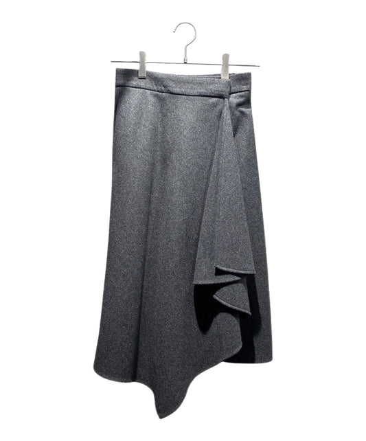 [Pre-owned] CELINE CELINE Wool Wrap Skirt / Wool Wrap Skirt / 2J077325C / Asymmetrical Skirt / Long Skirt / Bottoms 2J077325C