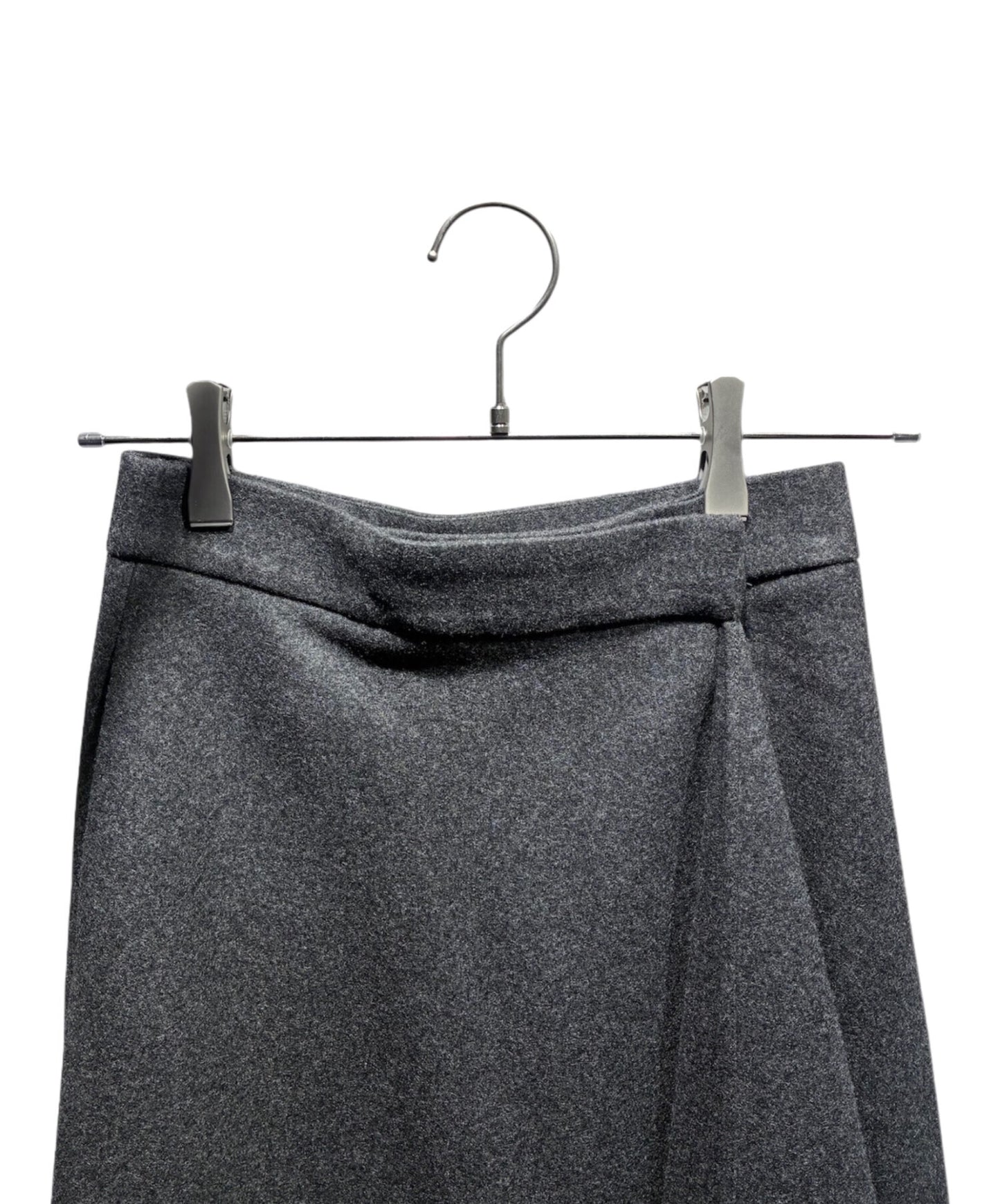 [Pre-owned] CELINE CELINE Wool Wrap Skirt / Wool Wrap Skirt / 2J077325C / Asymmetrical Skirt / Long Skirt / Bottoms 2J077325C