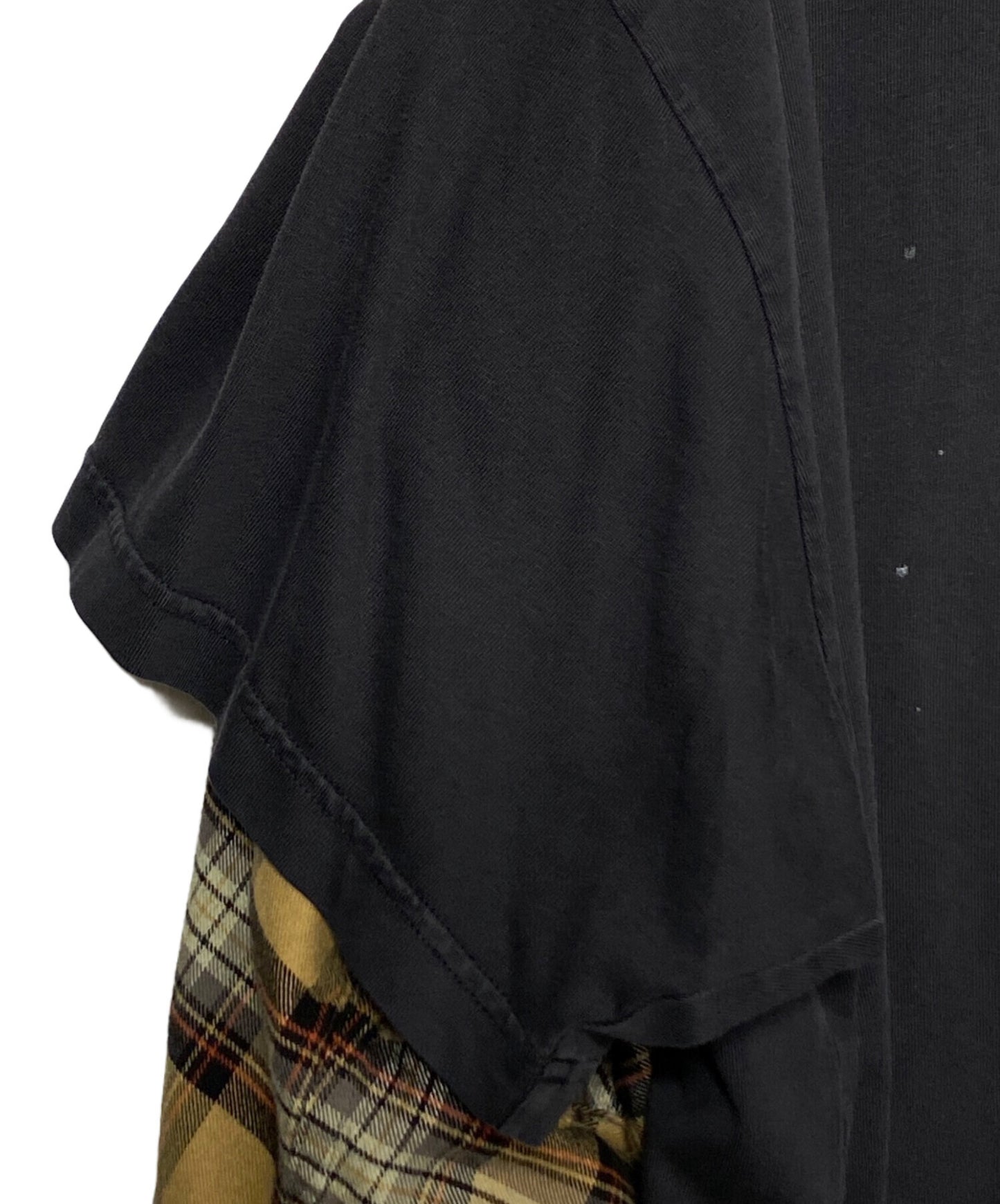 [Pre-owned] BALENCIAGA layered check shirt 794656 TQM20