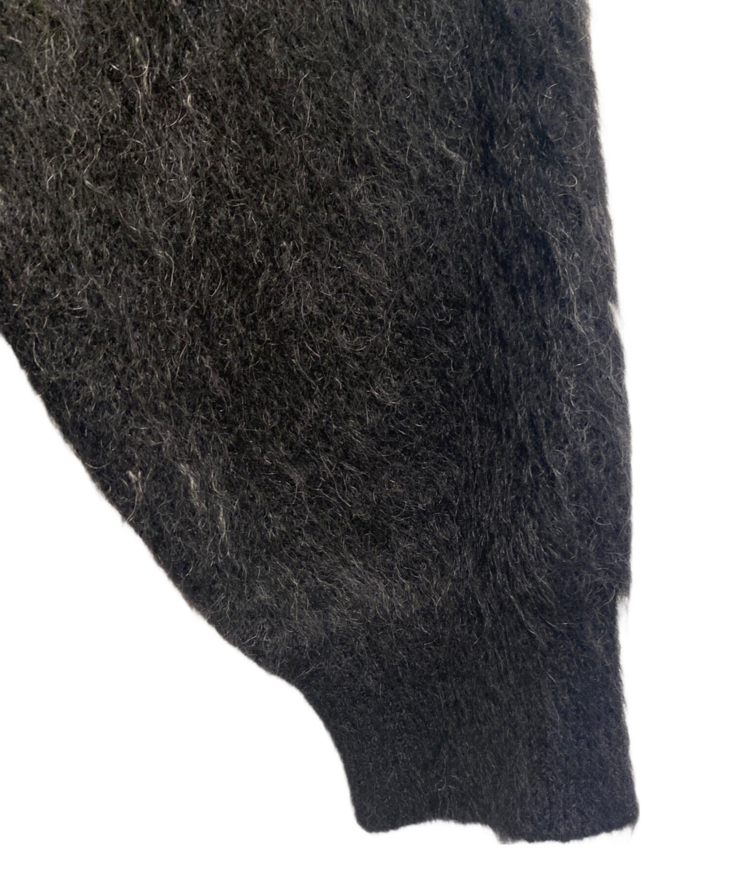 [Pre-owned] CELINE Silk mohair horse knit parka 2AC15612S