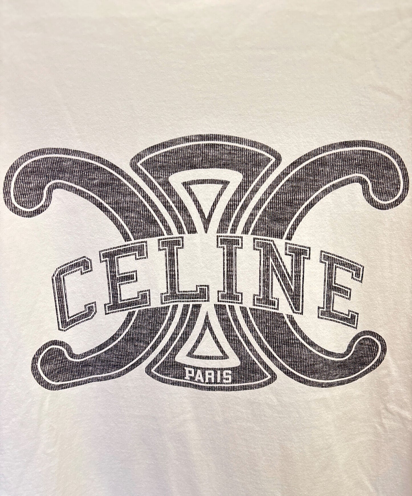 [Pre-owned] CELINE  Triumph Printed Loose-Fit T-Shirt RX0BO671Q.01OB