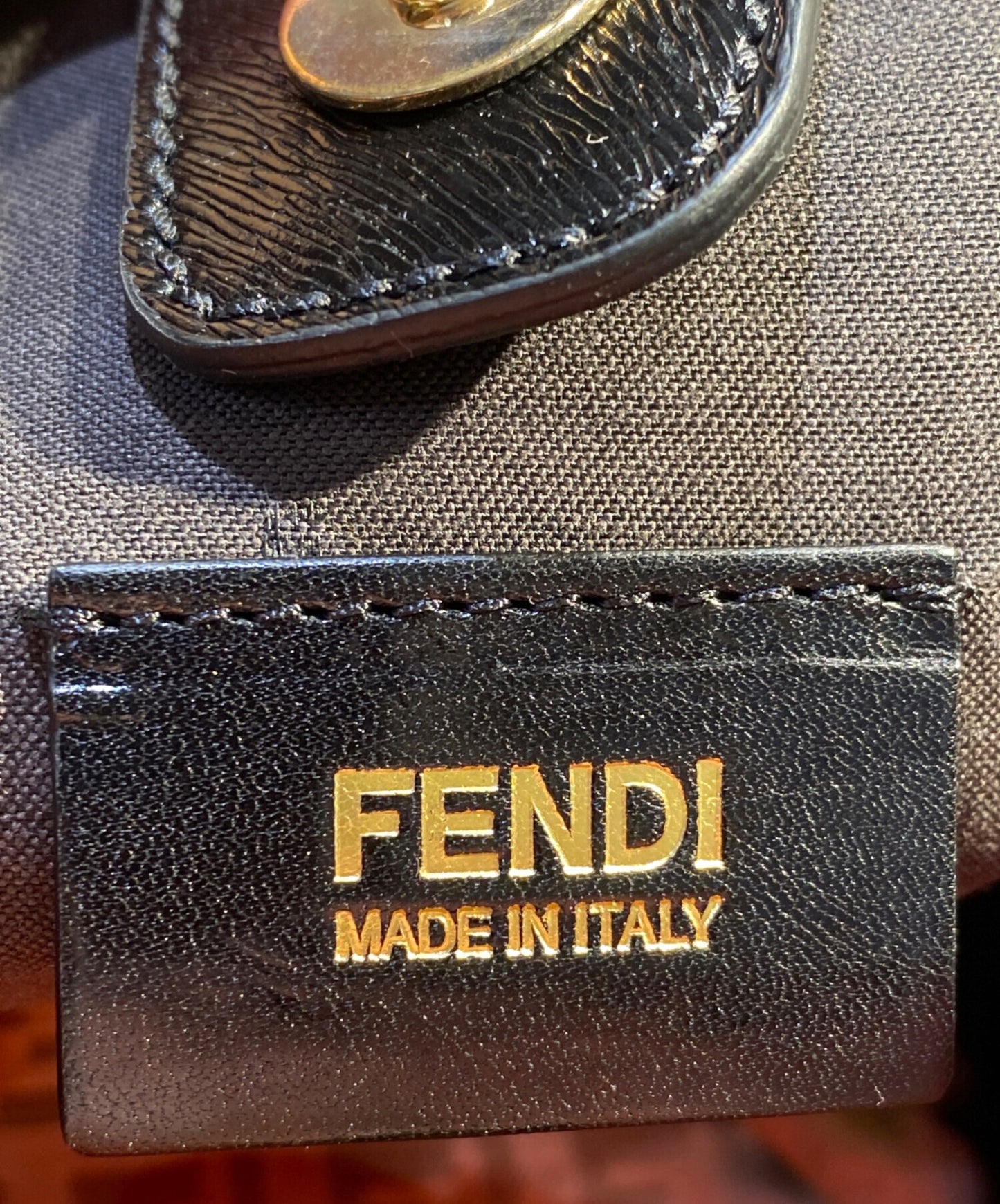 [Pre-owned] FENDI Zucchino Floral Handbag 8BH220-CT7