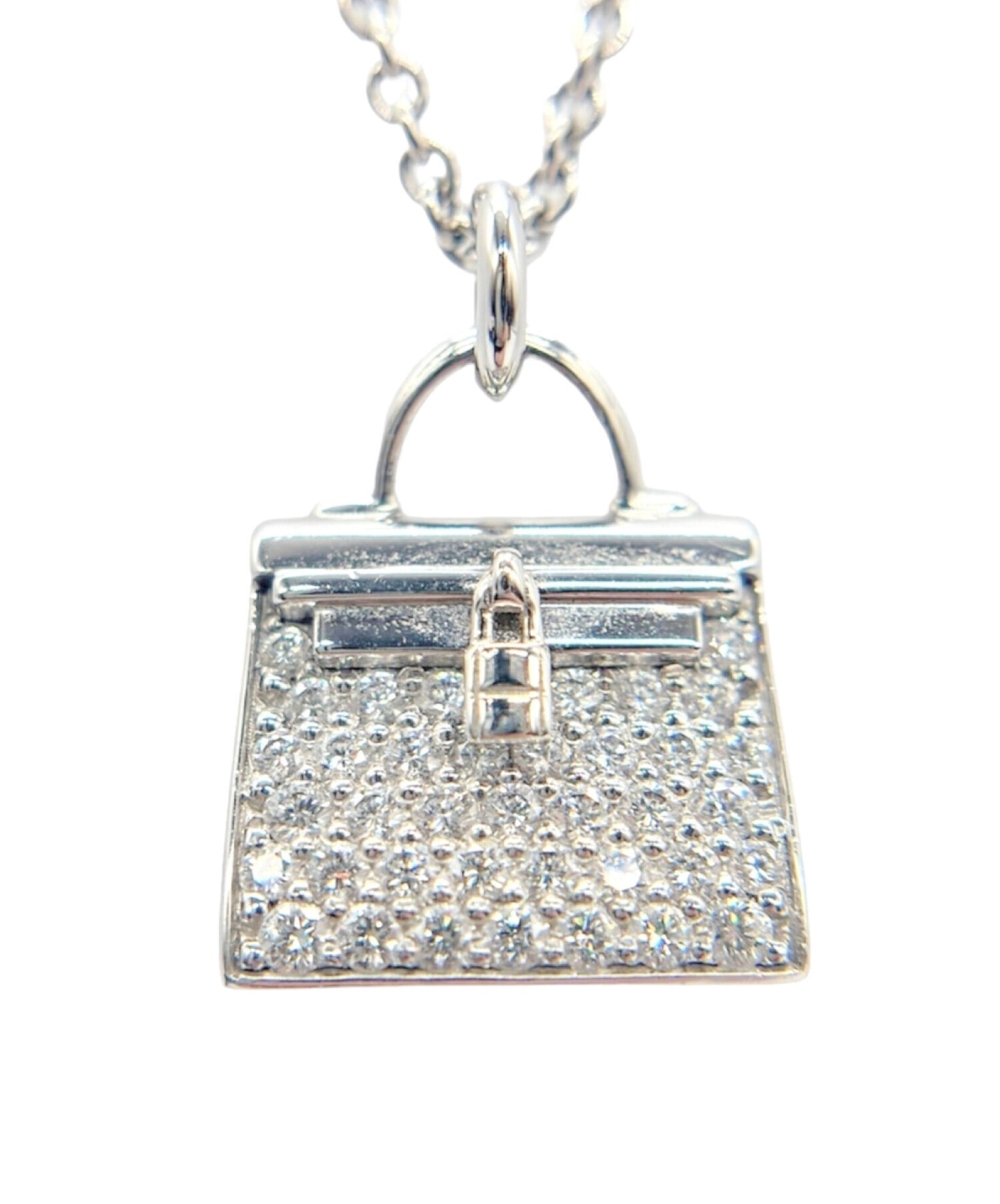 [Pre-owned] HERMES Amulettes Kelly pendant / Amulettes Kelly necklace / Kelly necklace / accessories / jewelry / diamond / pendant 21A1268177