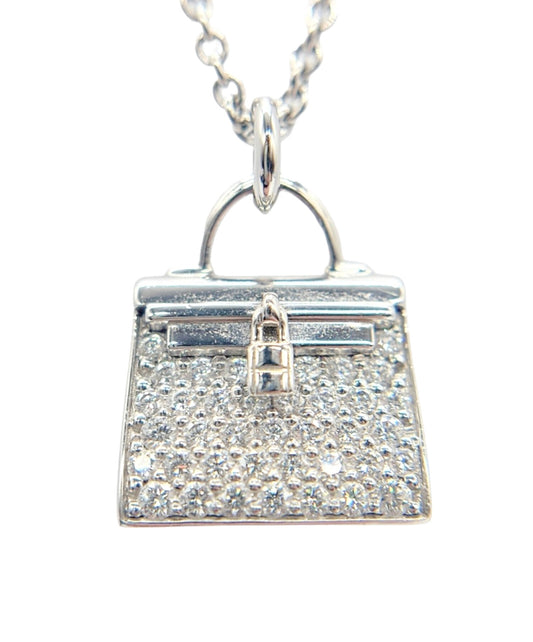 [Pre-owned] HERMES Amulettes Kelly pendant / Amulettes Kelly necklace / Kelly necklace / accessories / jewelry / diamond / pendant 21A1268177