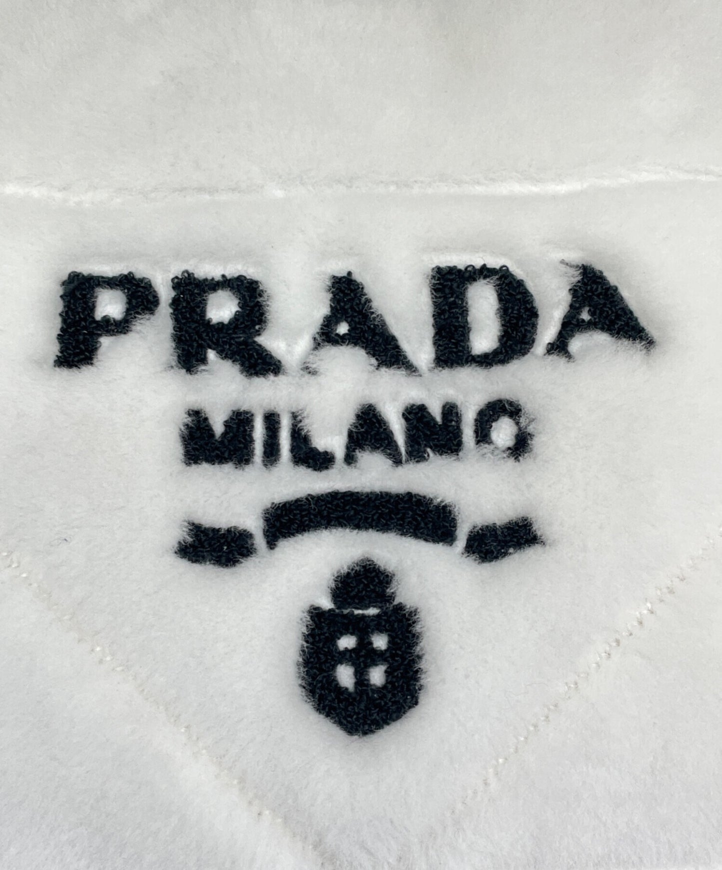 [Pre-owned] PRADA quilted shearling tote bag/handbag/mouton bag/bag/ 1BG427V