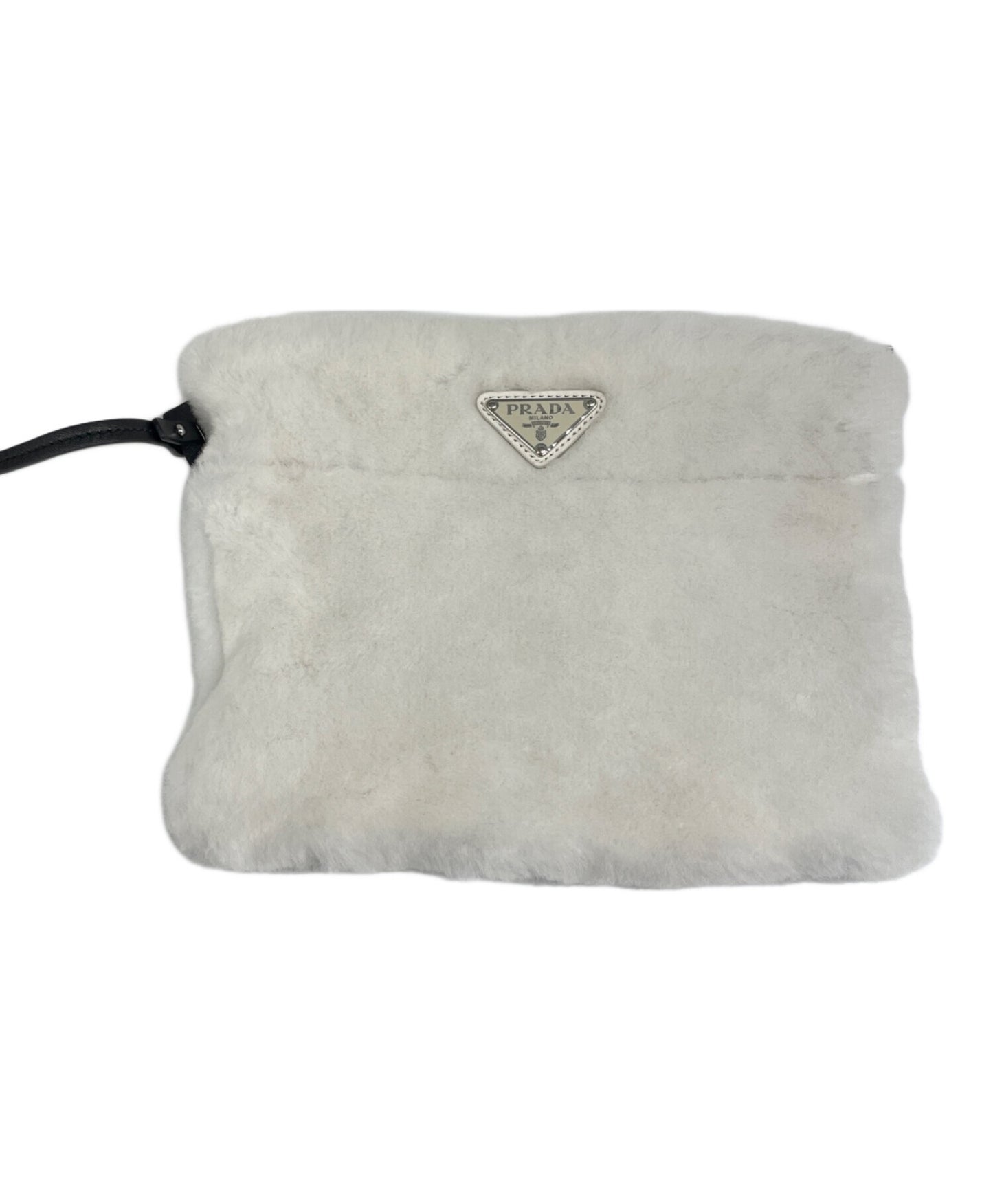 [Pre-owned] PRADA quilted shearling tote bag/handbag/mouton bag/bag/ 1BG427V