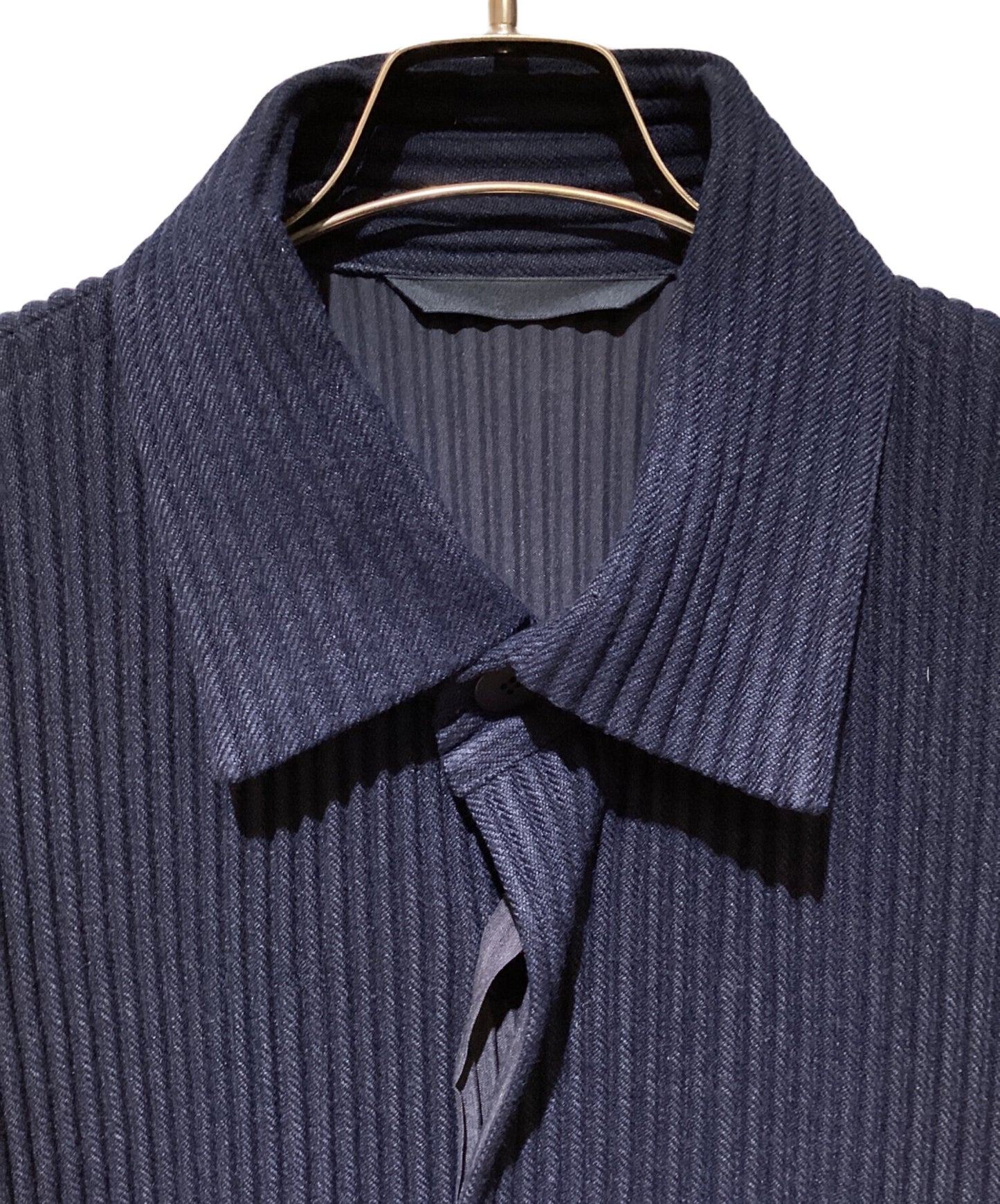 [Pre-owned] HOMME PLISSE ISSEY MIYAKE Pleats Stencil Collar Coat HP13FA315